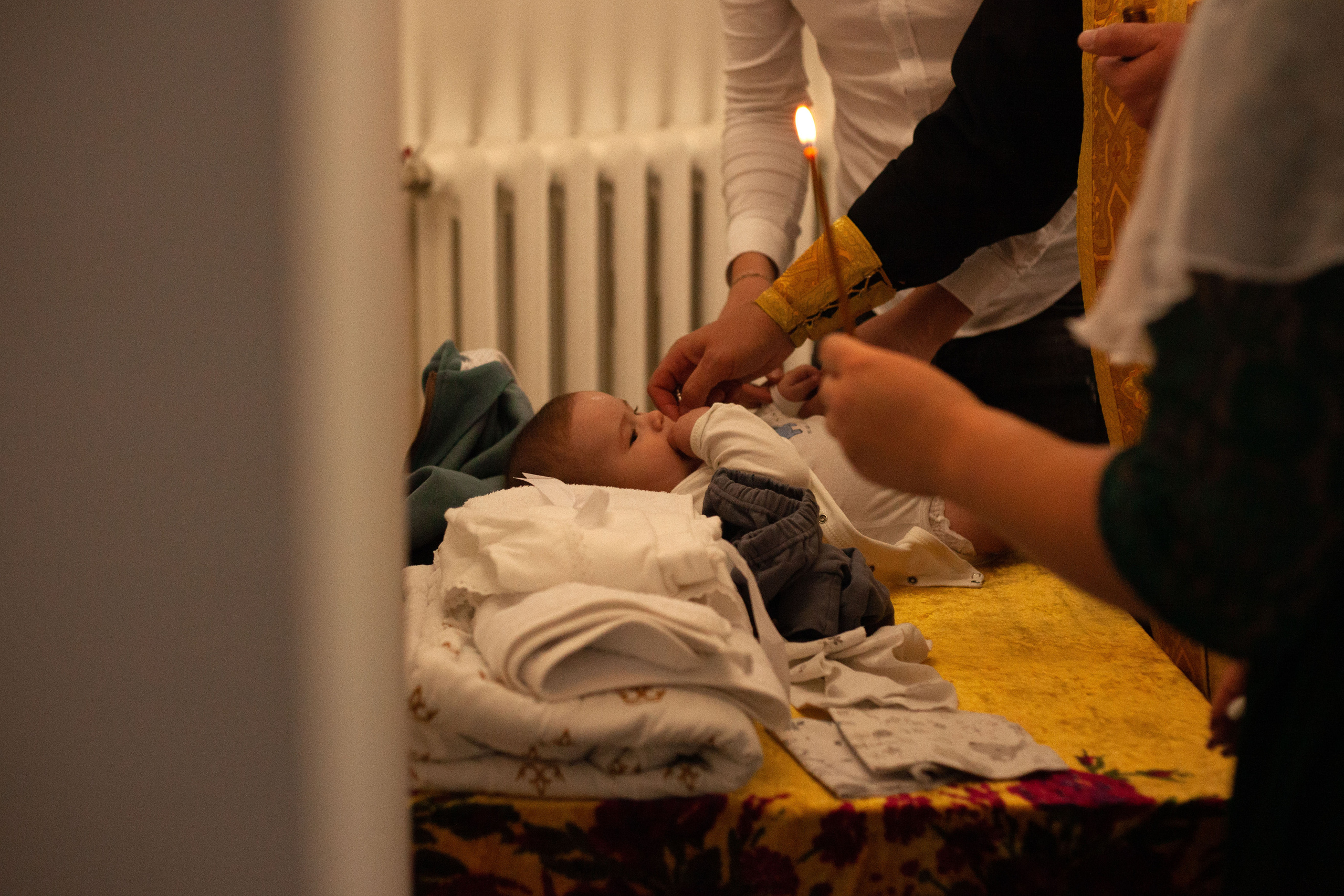 Крещение малыша 6 месяцев. Фотограф видеограф Ольга Василевская