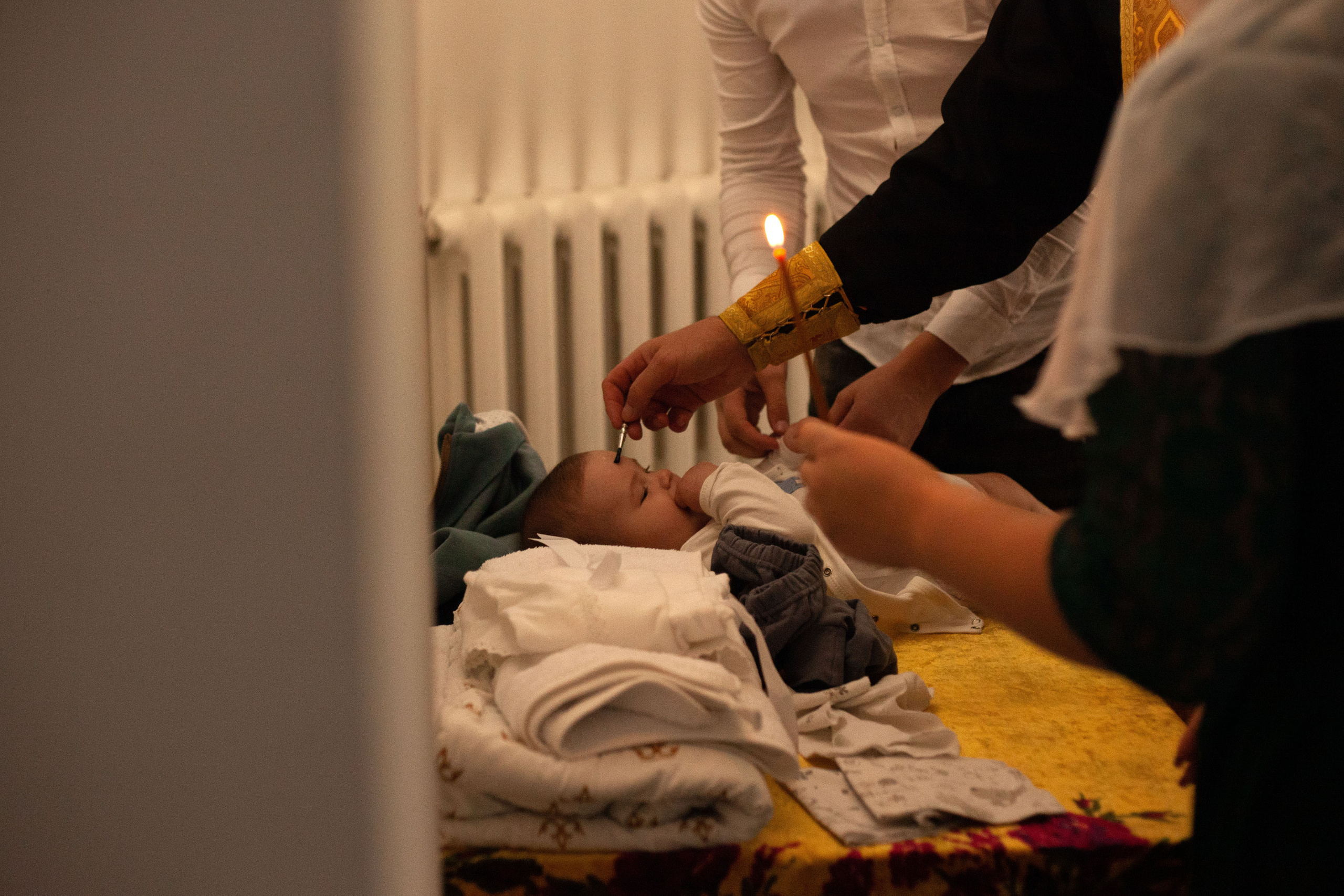 Крещение малыша 6 месяцев. Фотограф видеограф Ольга Василевская