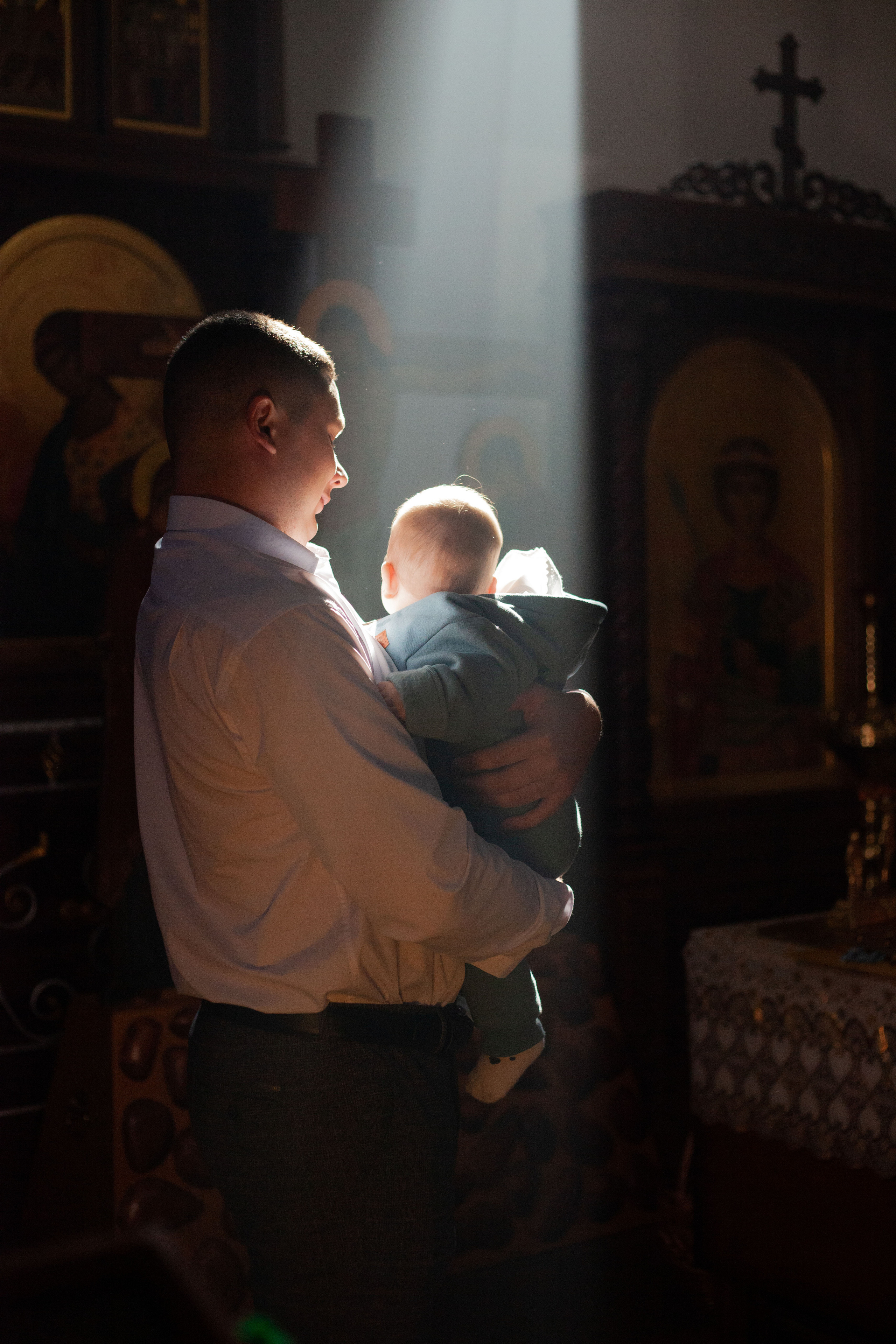 Крещение малыша 6 месяцев. Фотограф видеограф Ольга Василевская