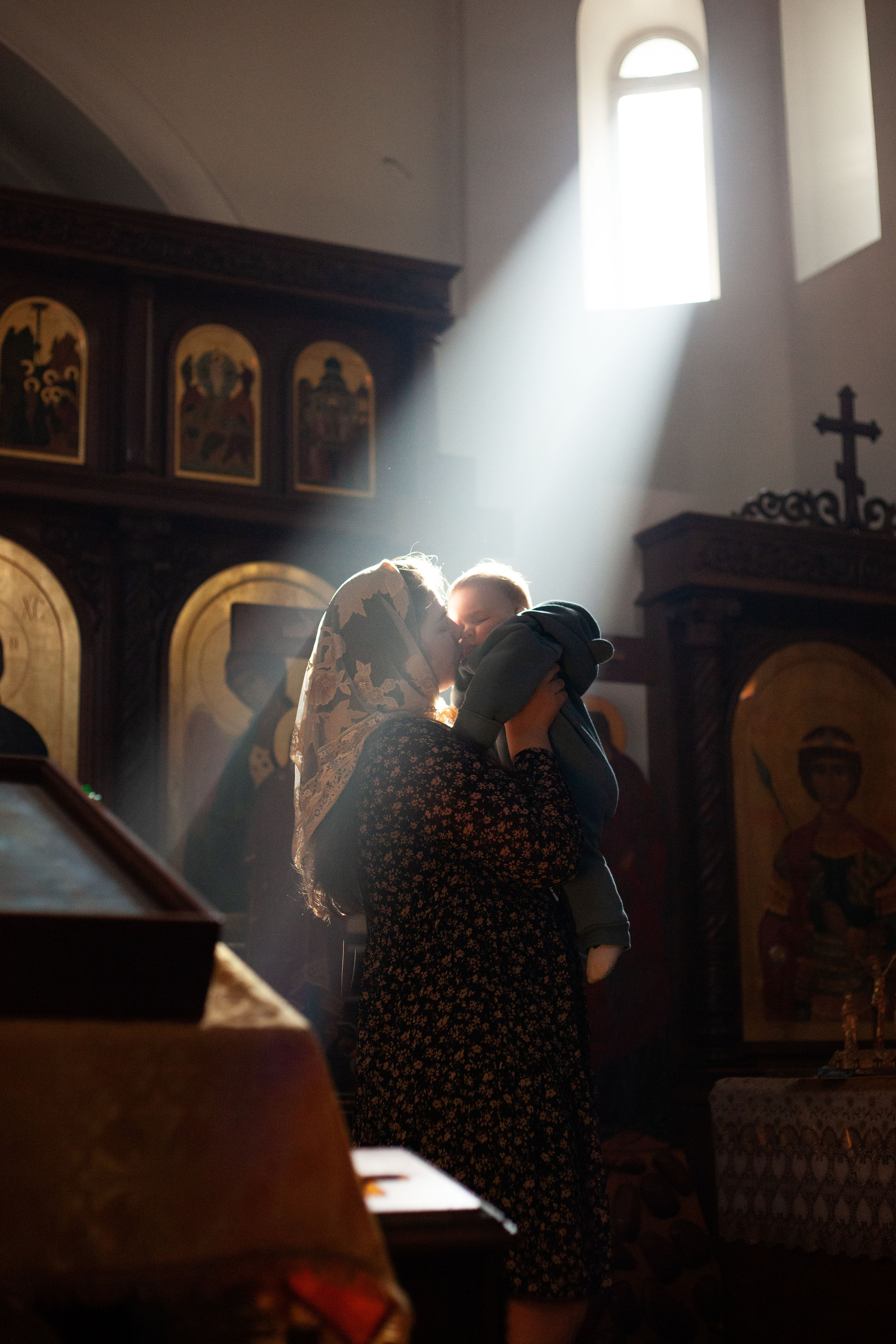 Крещение малыша 6 месяцев. Фотограф видеограф Ольга Василевская