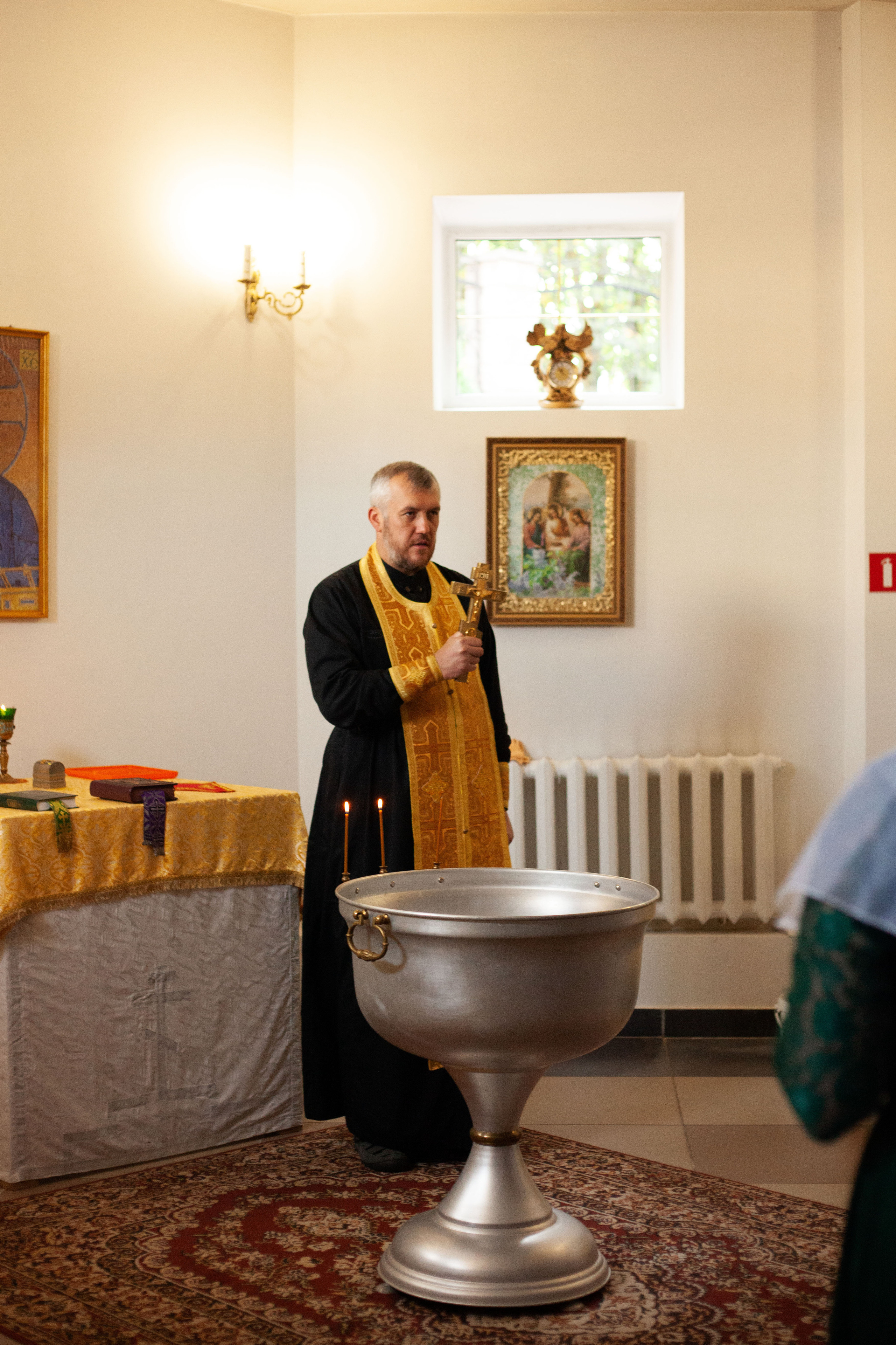 Крещение малыша 6 месяцев. Фотограф видеограф Ольга Василевская