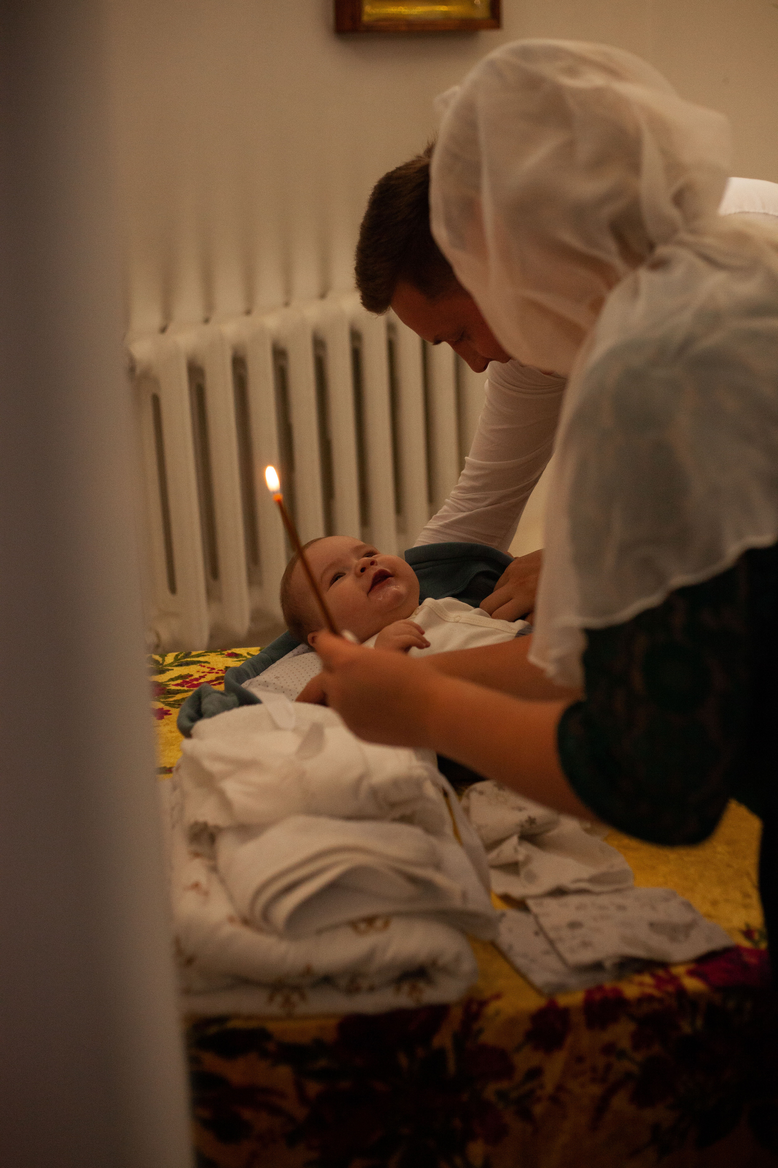 Крещение малыша 6 месяцев. Фотограф видеограф Ольга Василевская