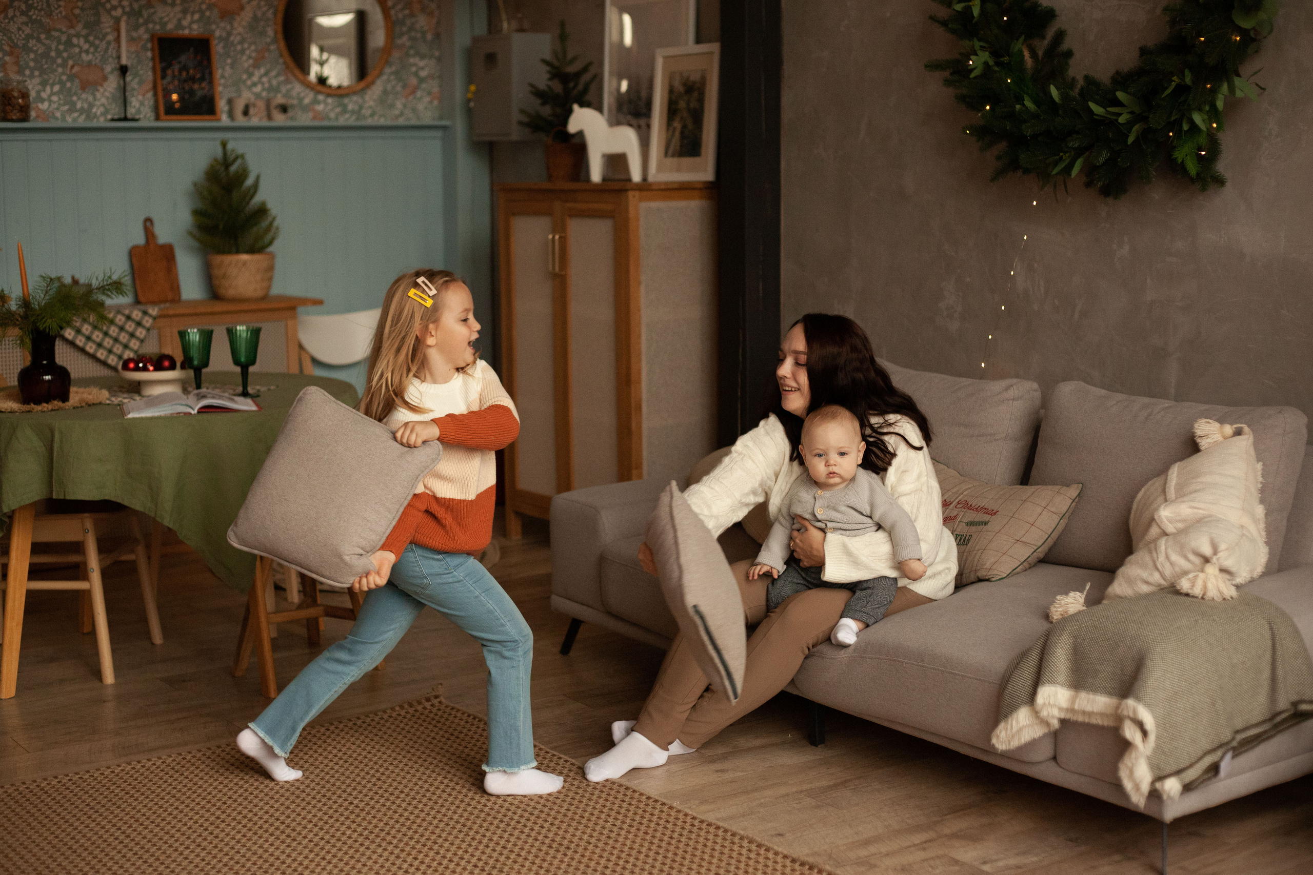 Семейная новогодняя история. Фотограф видеограф Ольга Василевская