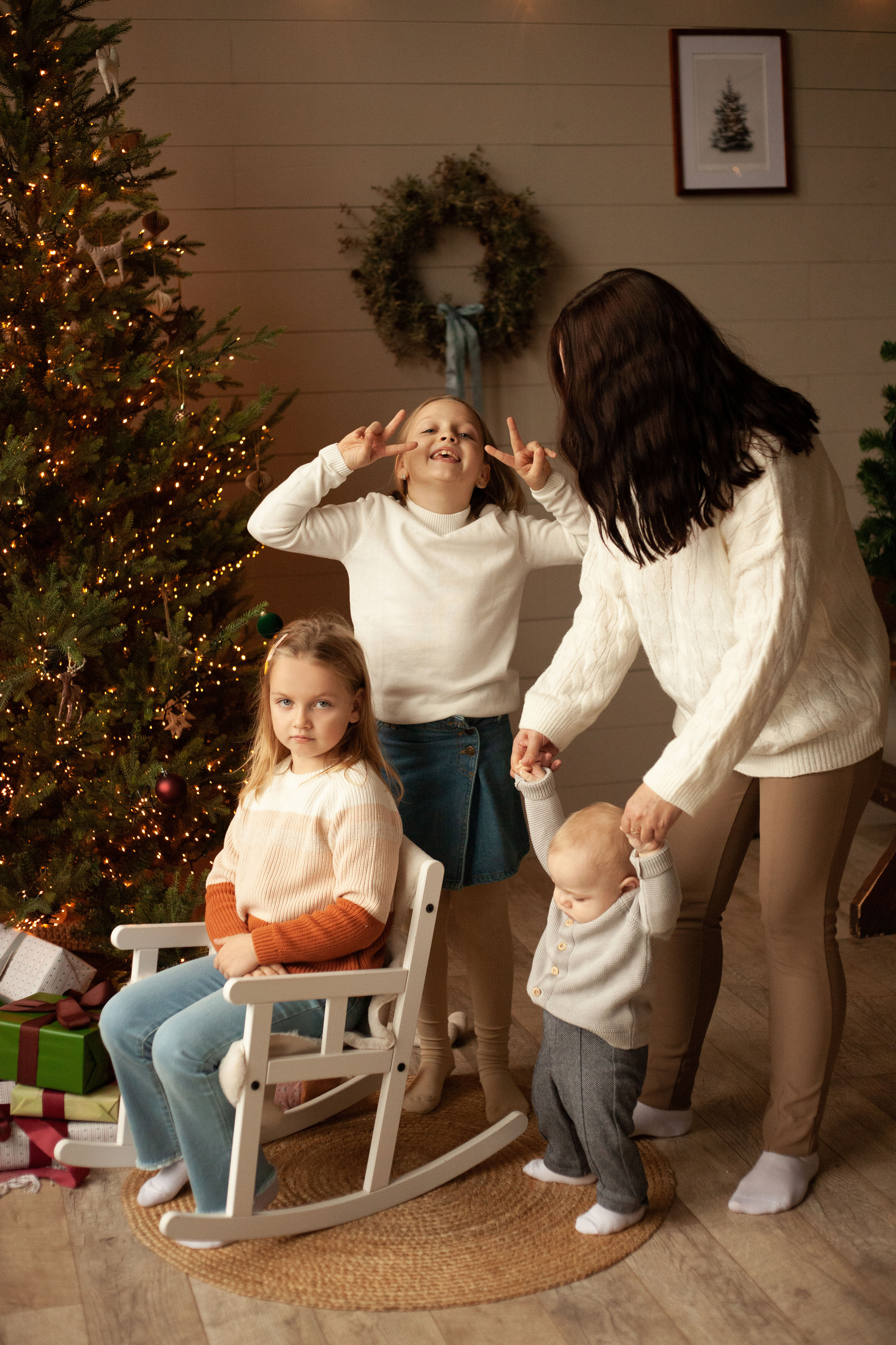 Семейная новогодняя история. Фотограф видеограф Ольга Василевская