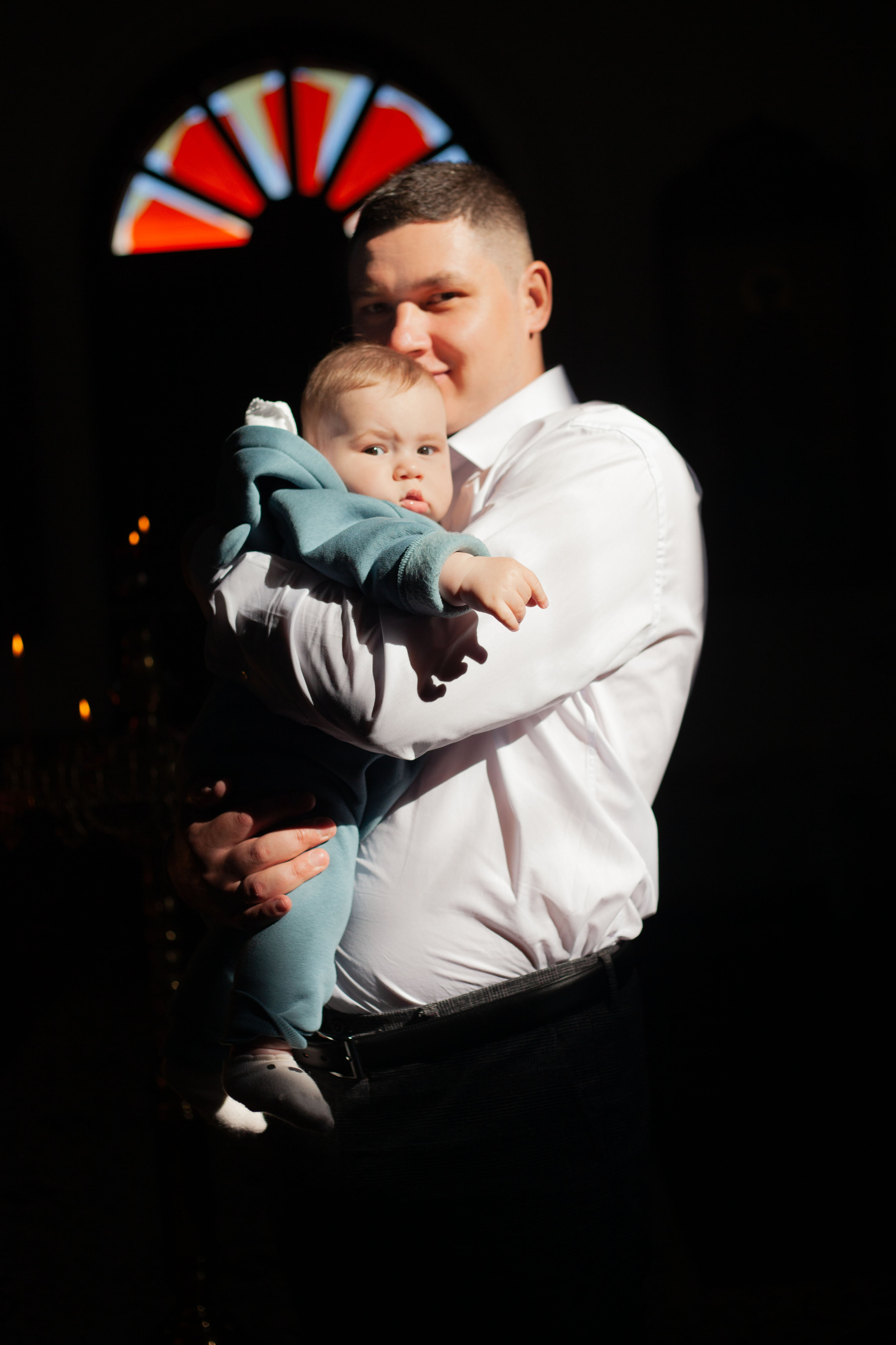 Крещение малыша 6 месяцев. Фотограф видеограф Ольга Василевская