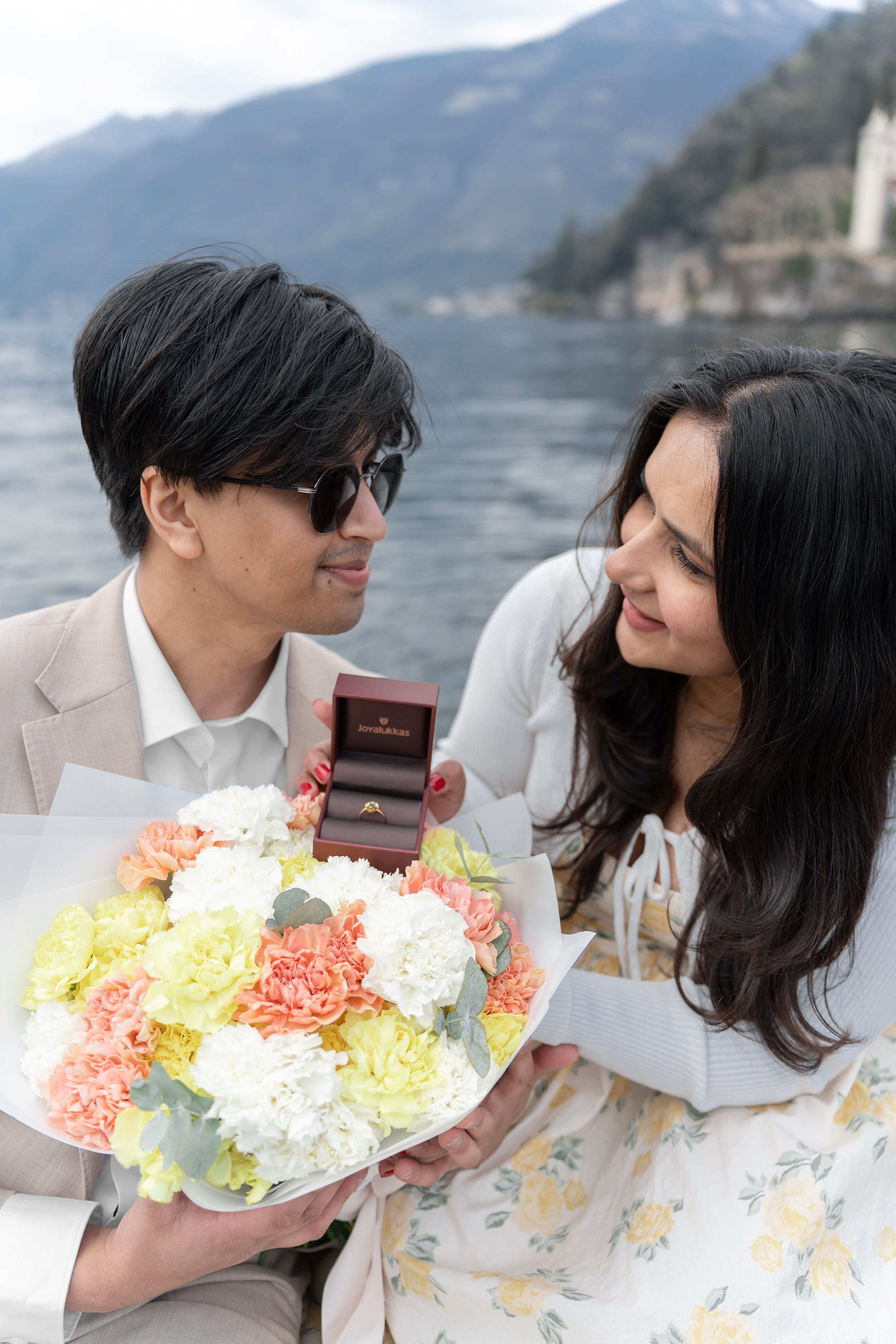 Addy & Fiance. Maria Anistratova | Destination Photographer, Videographer & Drone Pilot — Lake Como