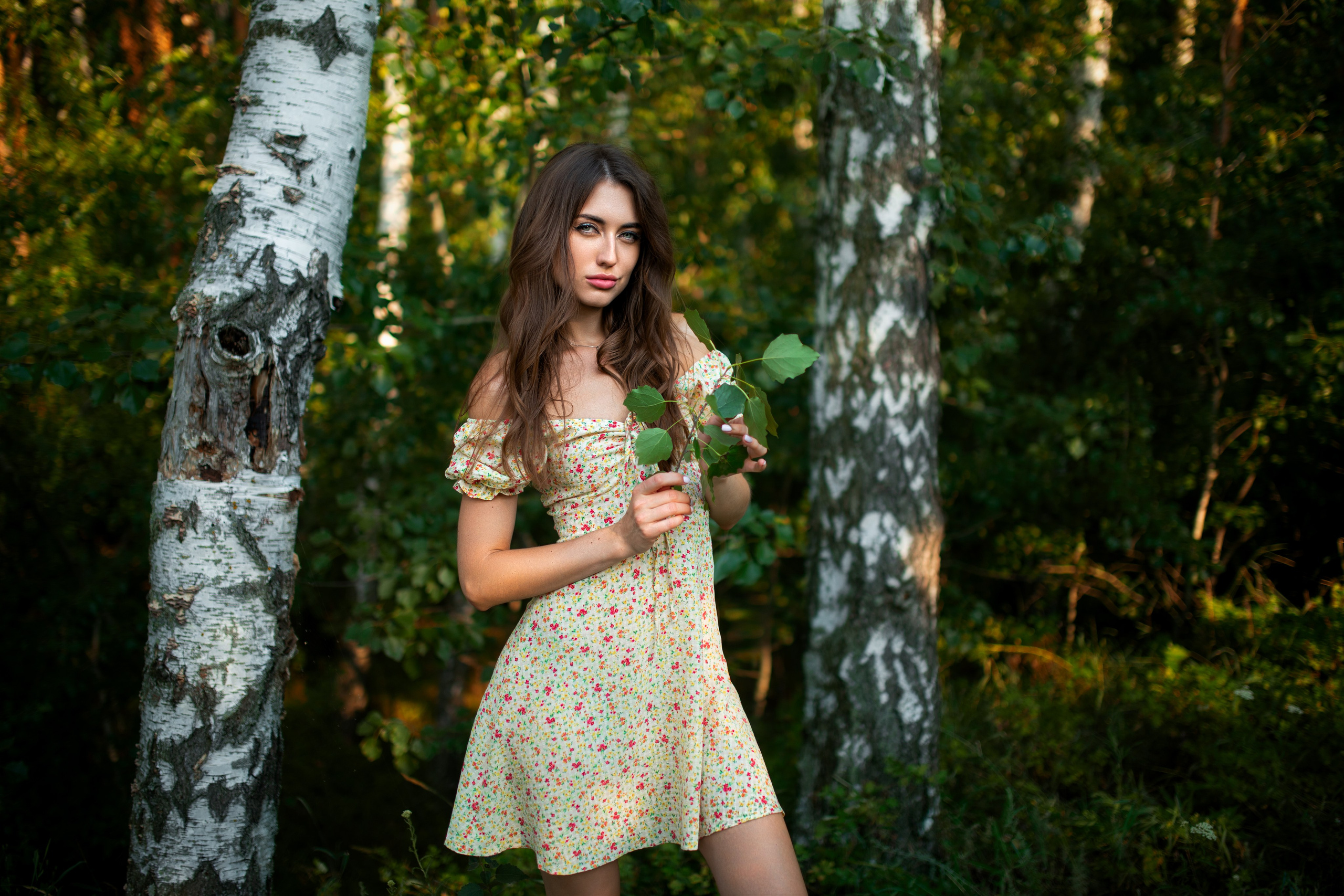 Летний фотосет с Анастасией в поле в формате для «себя»