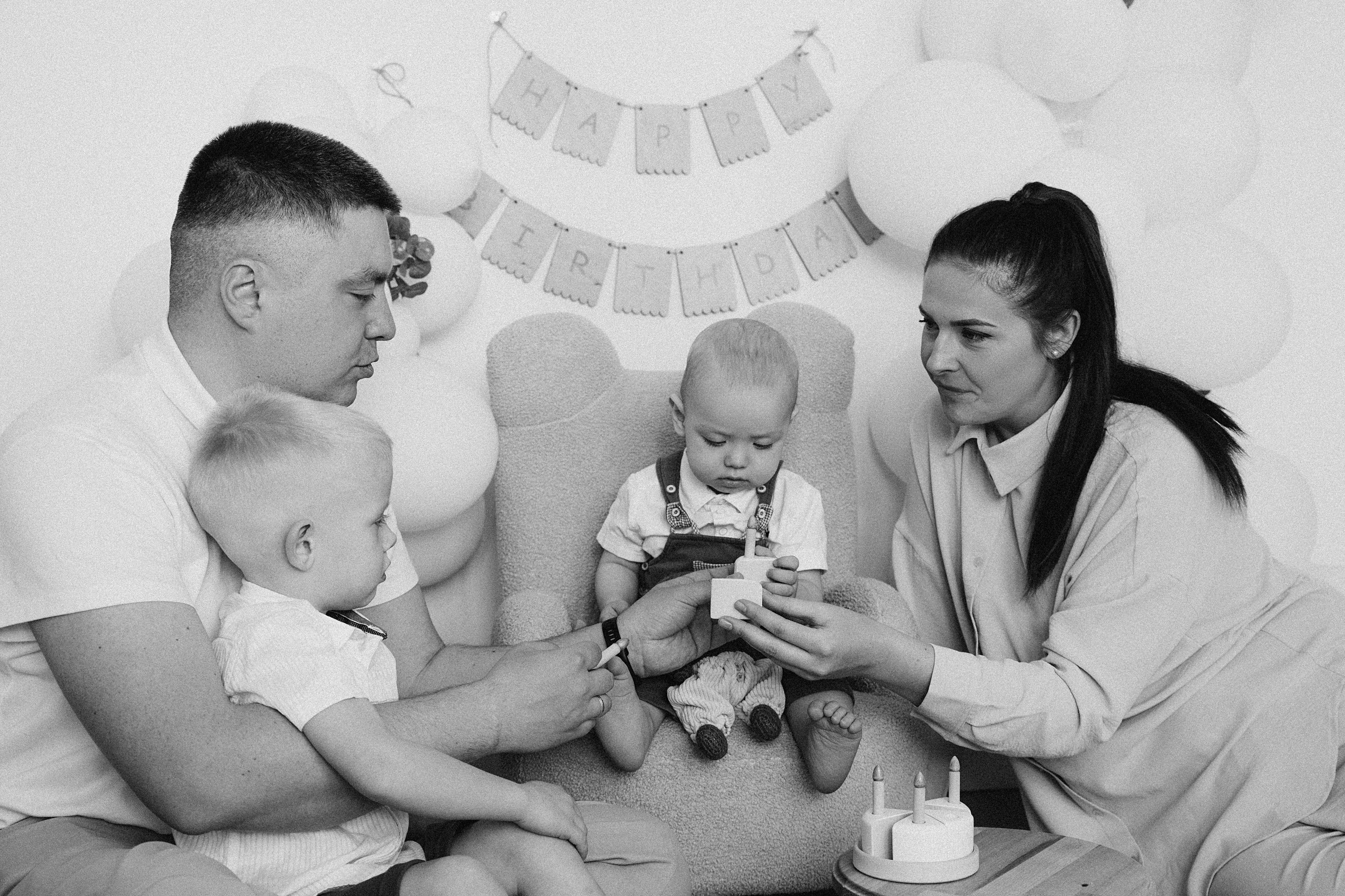 Тимур. 1 годик. Репортажный и детский фотограф в Минске