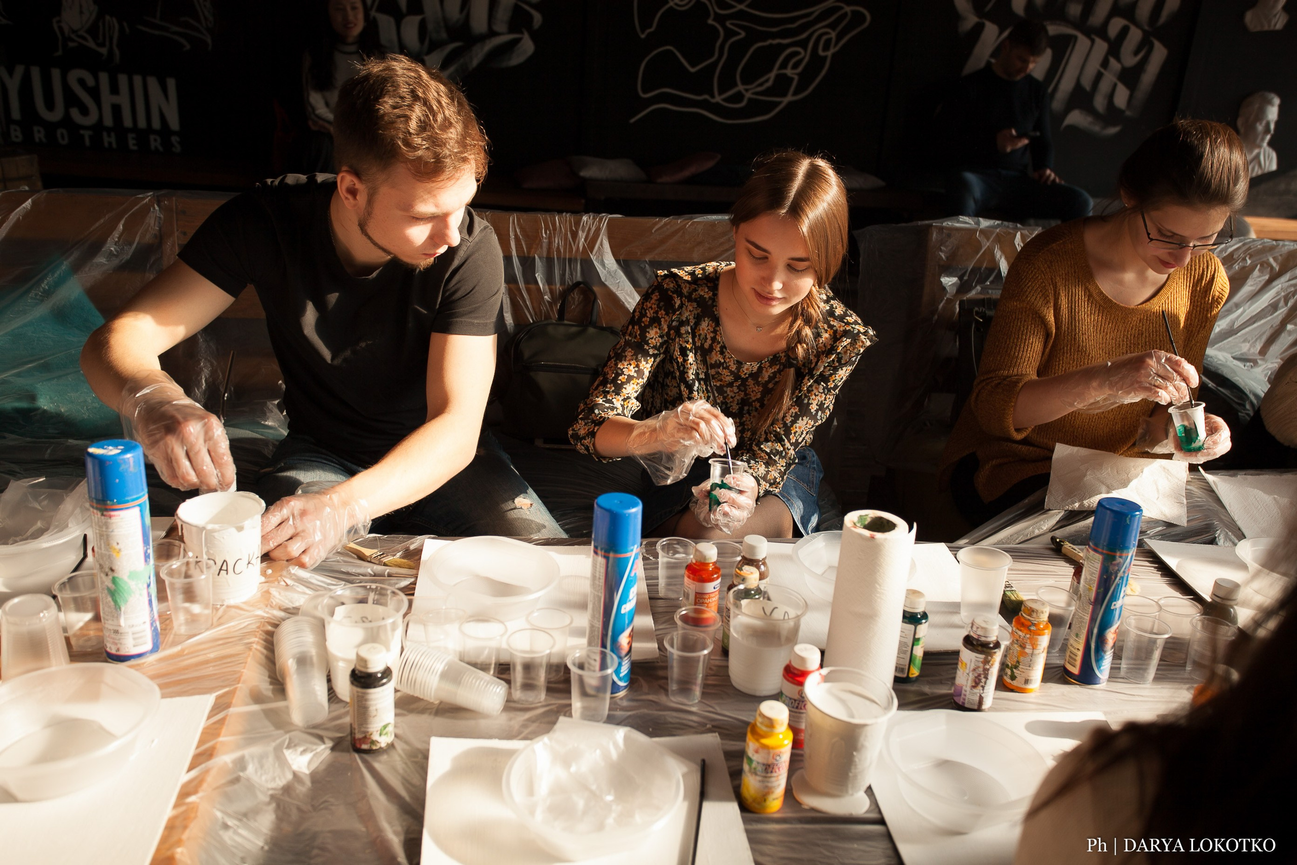 Мастер класс Fluid Art. Фотограф Дарья Локотко в Красноярске