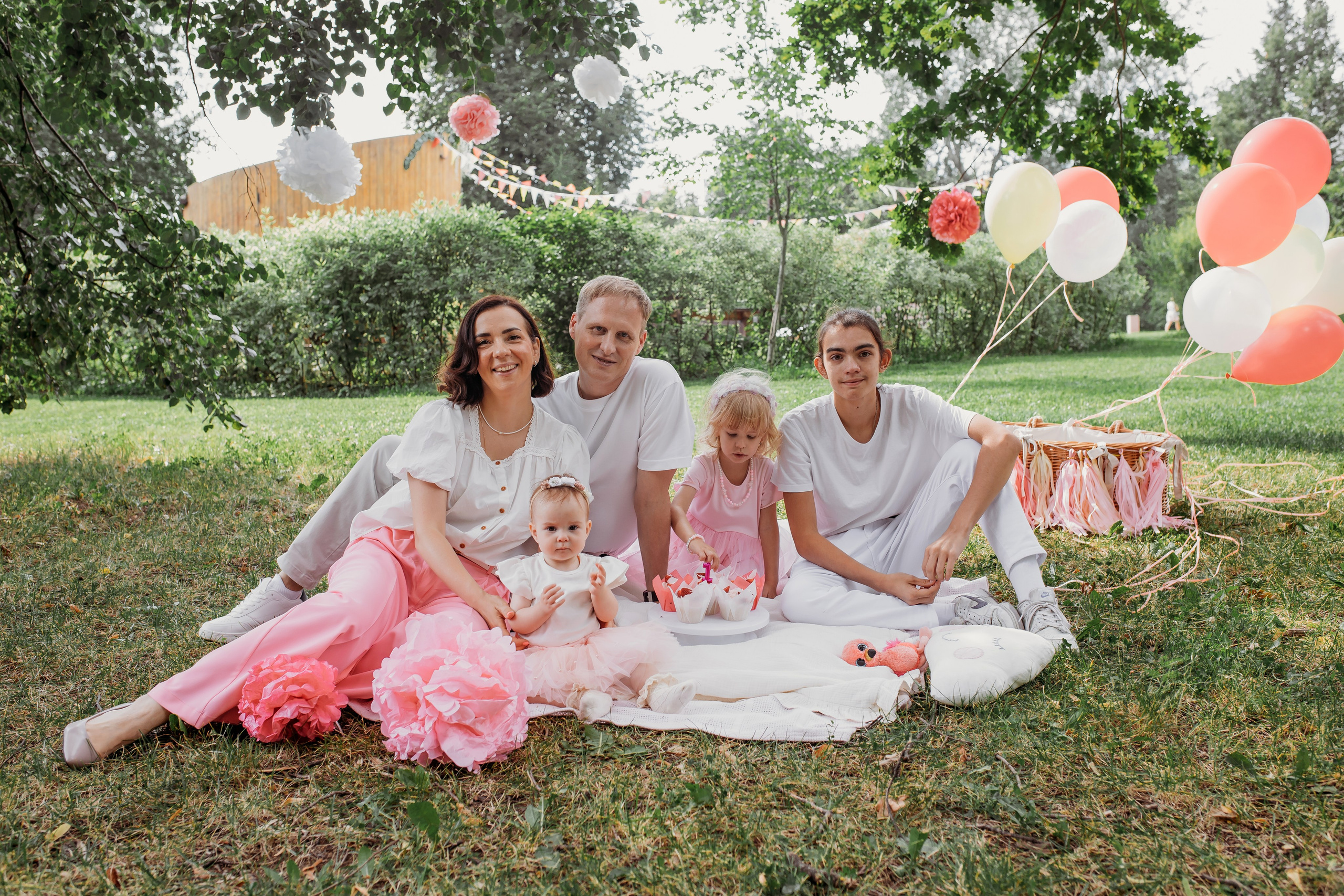 Анечке годик. Семейный и домашний фотограф в Москве и МО Королева Валерия