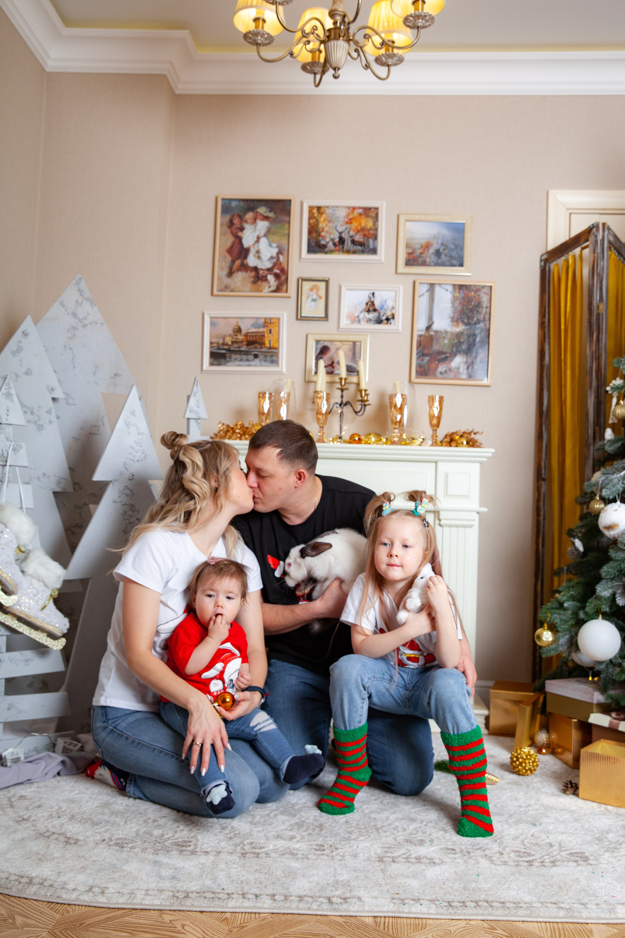 новогодняя семейная фотосессия Реутово