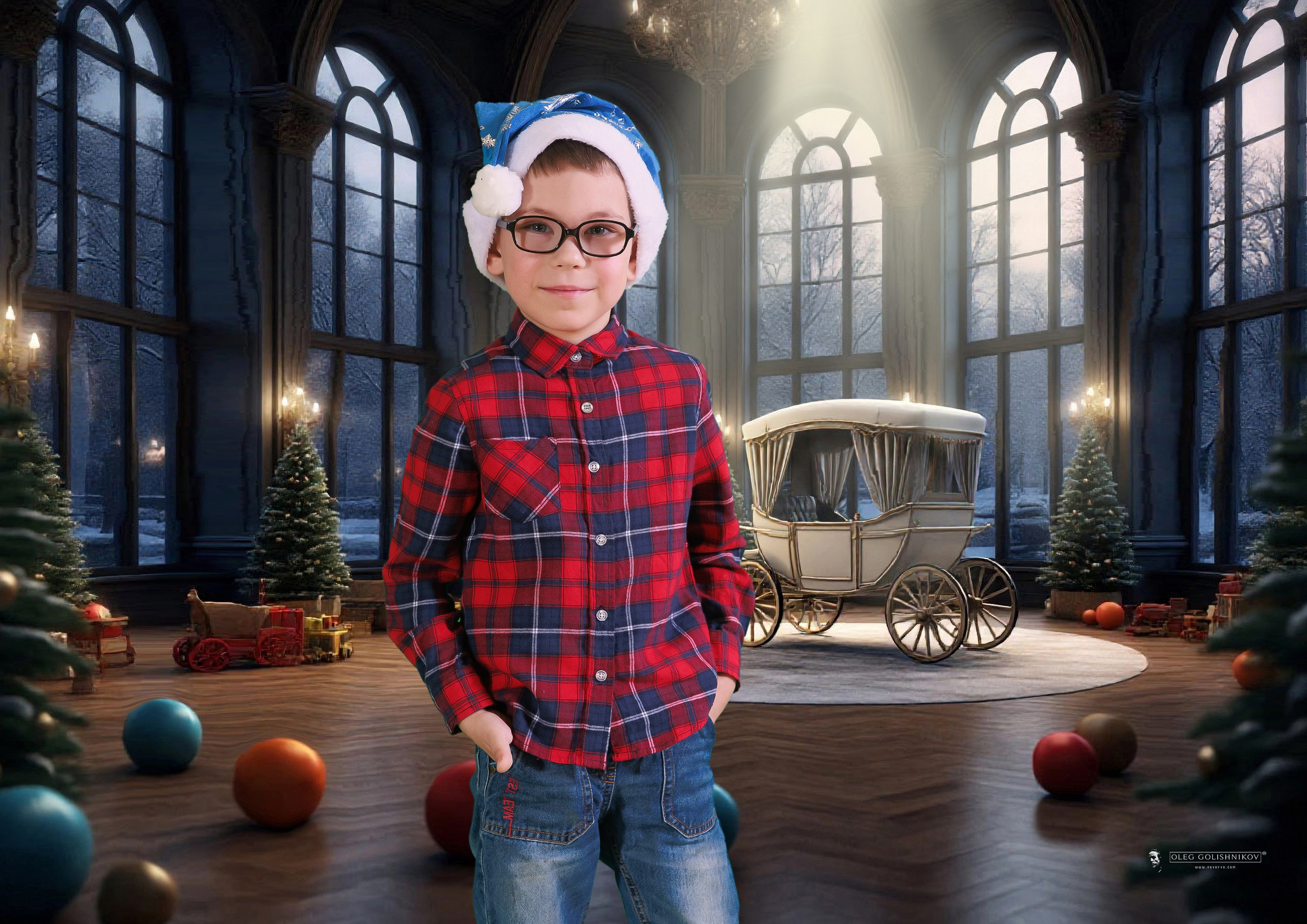 Зима (темное). Арт-фотограф Олег Голишников. Творческая мастерская