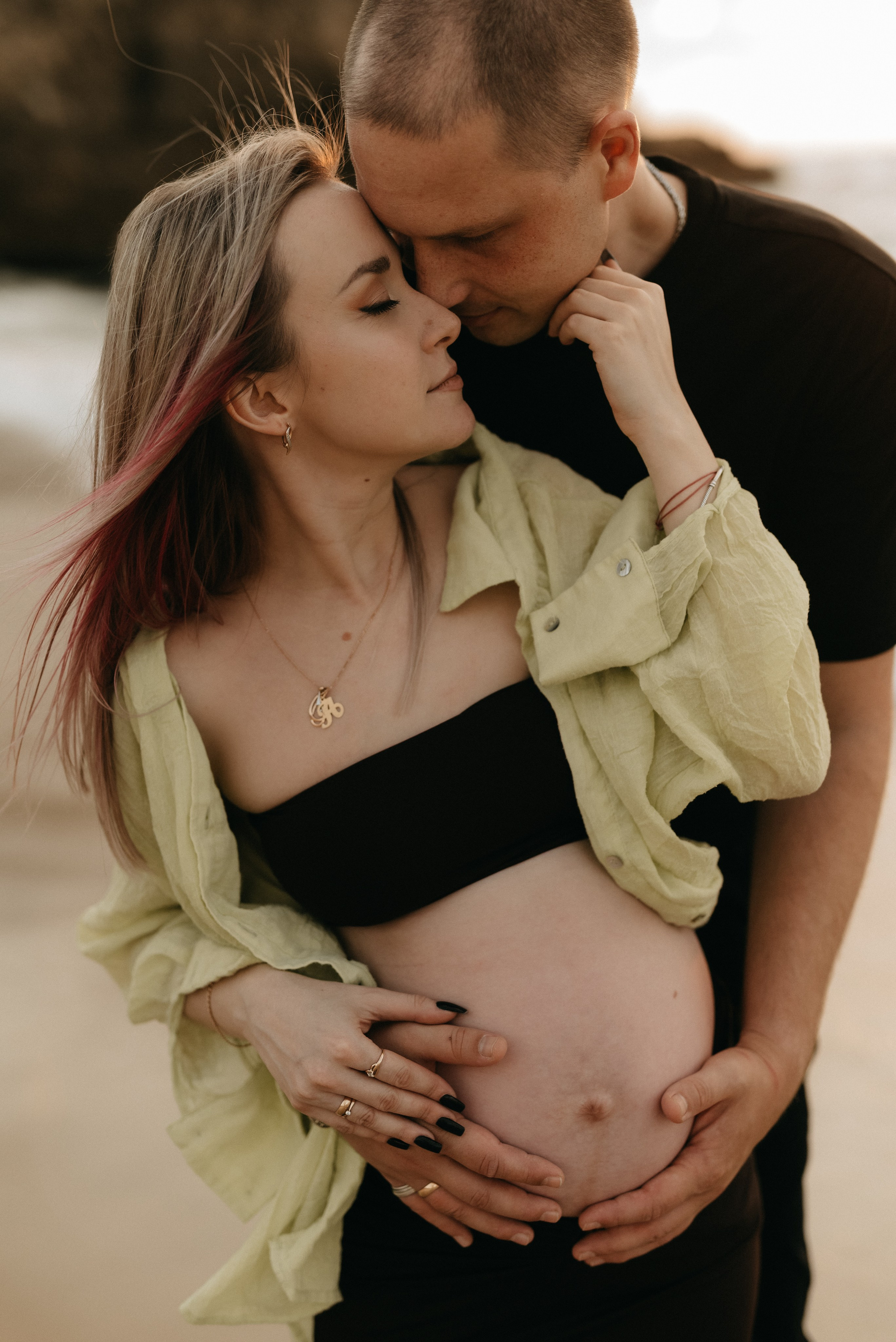 Asya & Denis: Pregnancy. Family photographer in Israel | Alesya Superfin