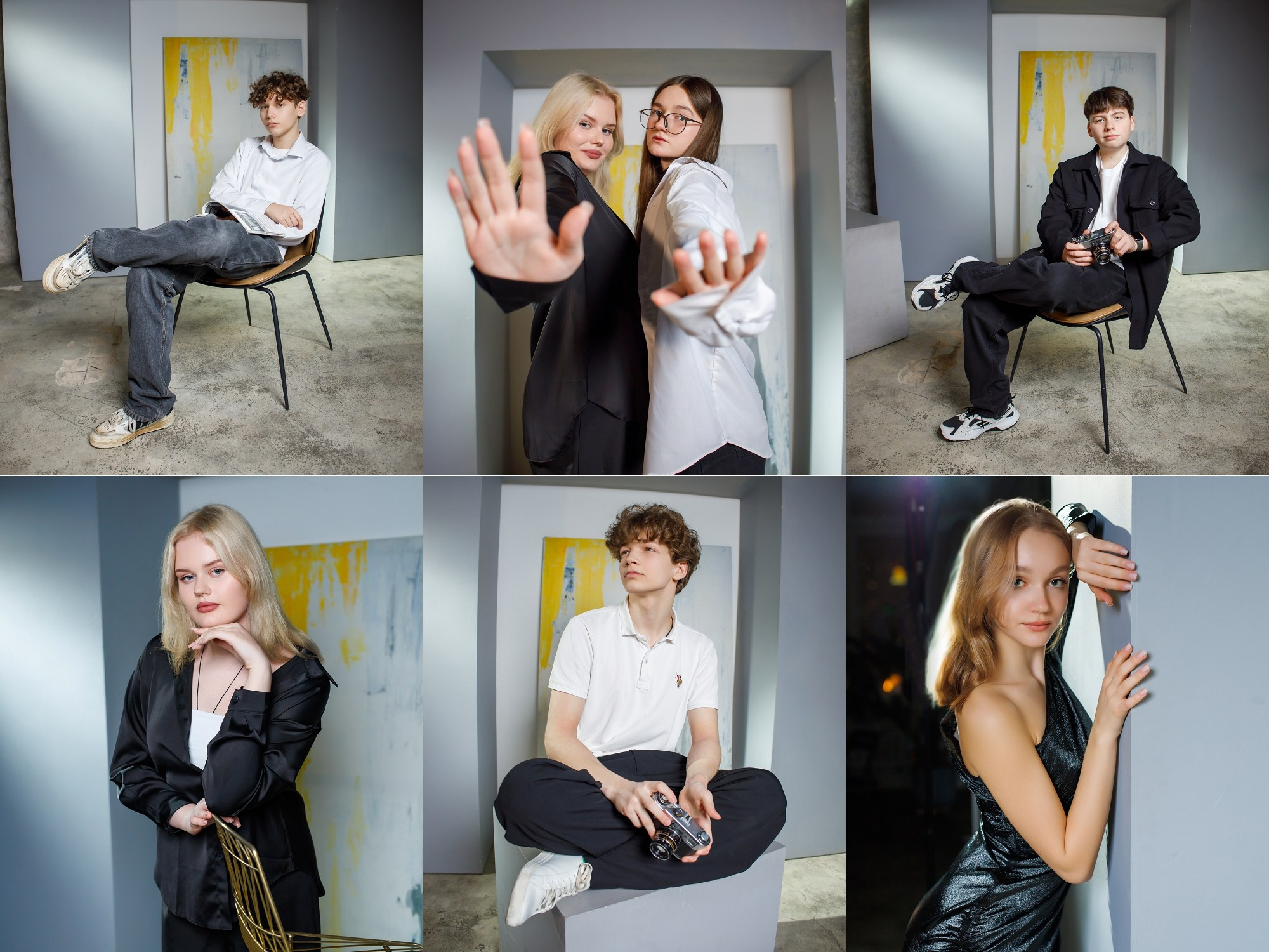 Выпускные альбомы для старших классов в студии. Профессиональная фото и видеосъемка. Москва