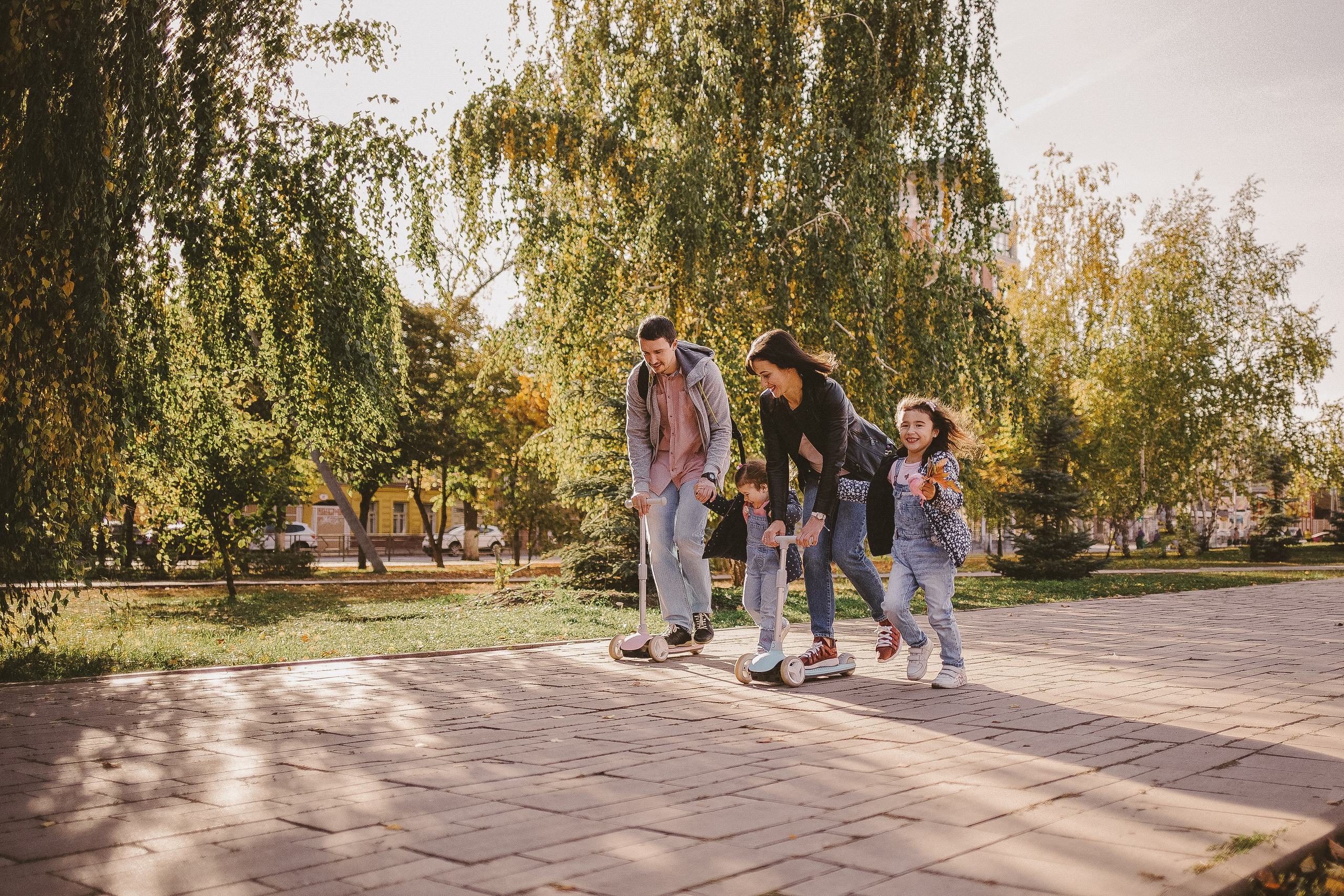 Зарина, Олег и дочки. Семейный фотограф в Самаре