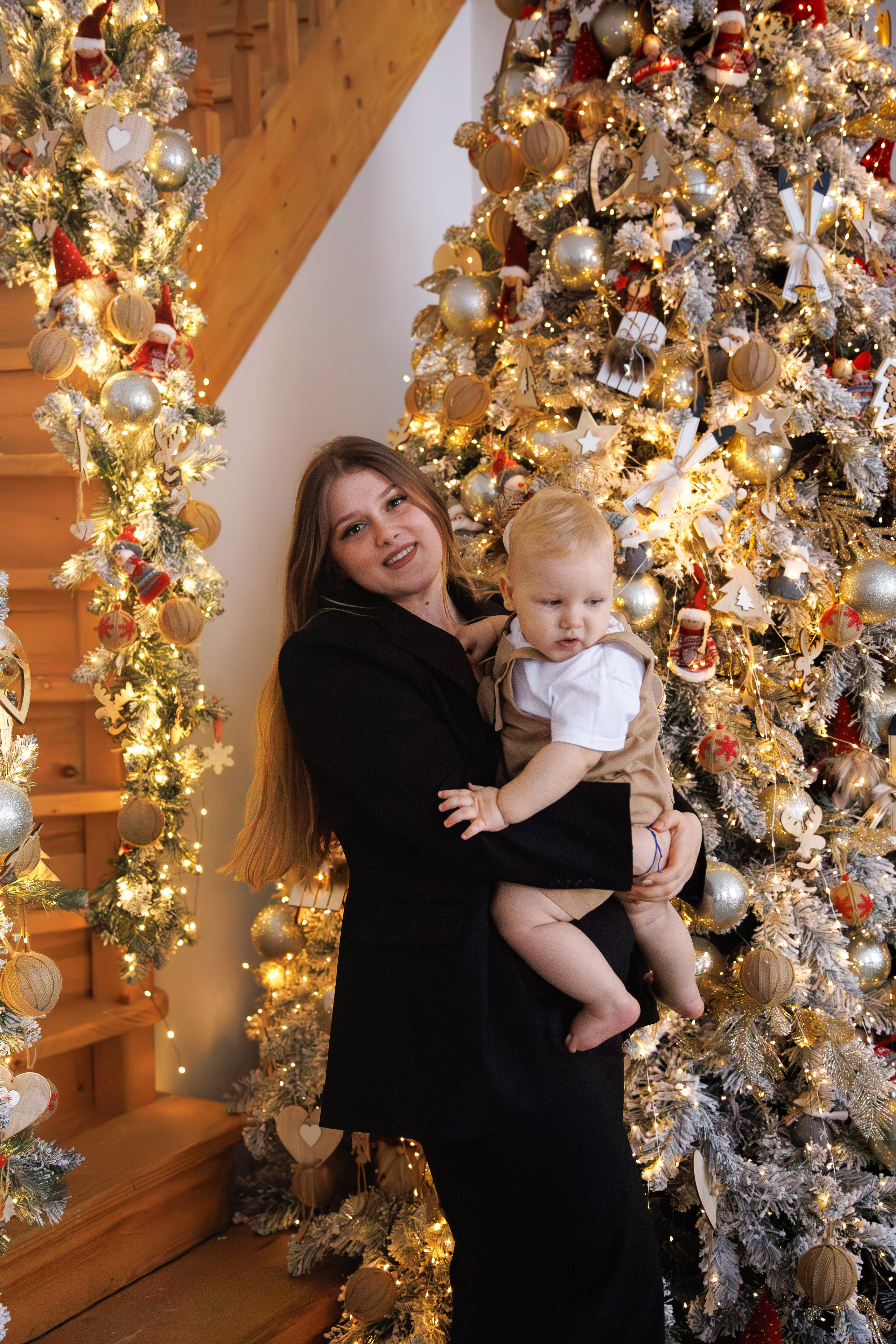 Семейная + новогодняя. Анастасия, Фотограф женского портрета и беременности в стиле vogue