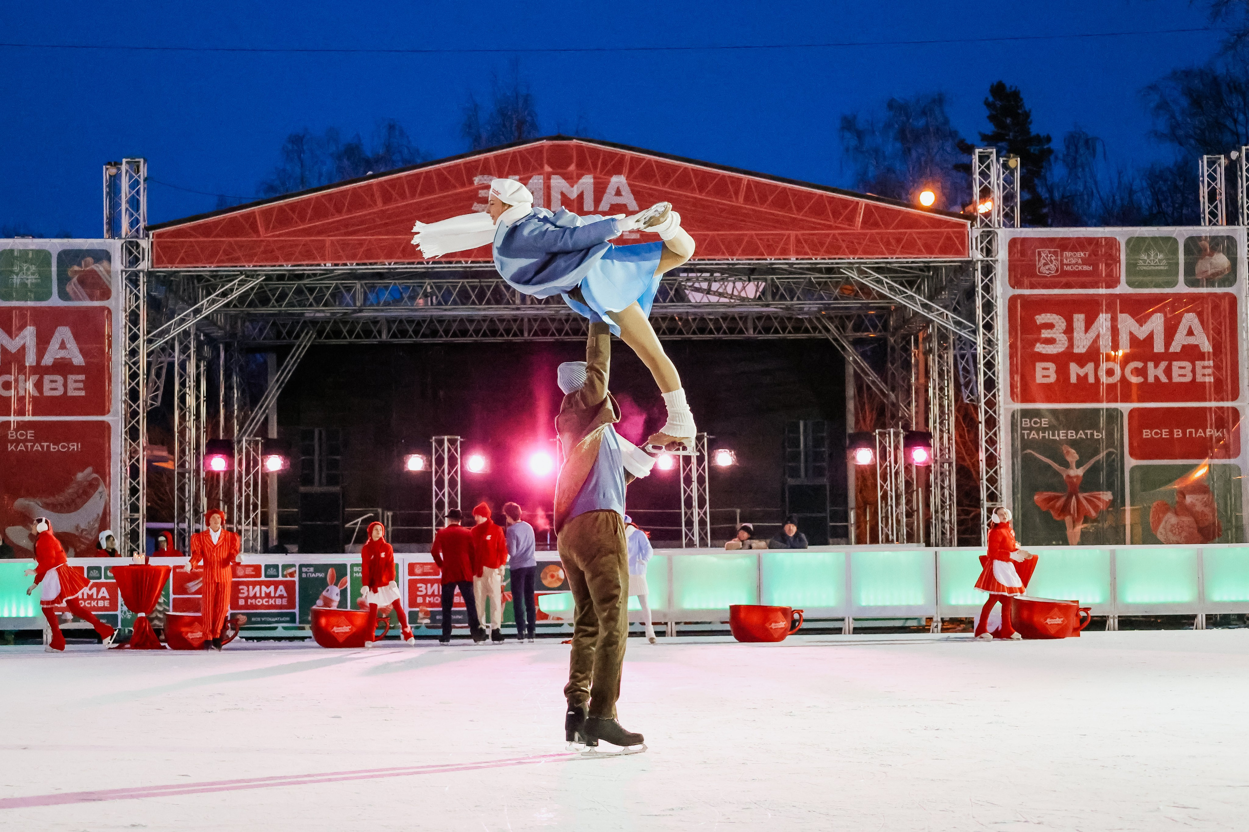 Ледовое шоу Сокольники Московское Чаепитие. Фотограф и видеограф Анна Домашенко