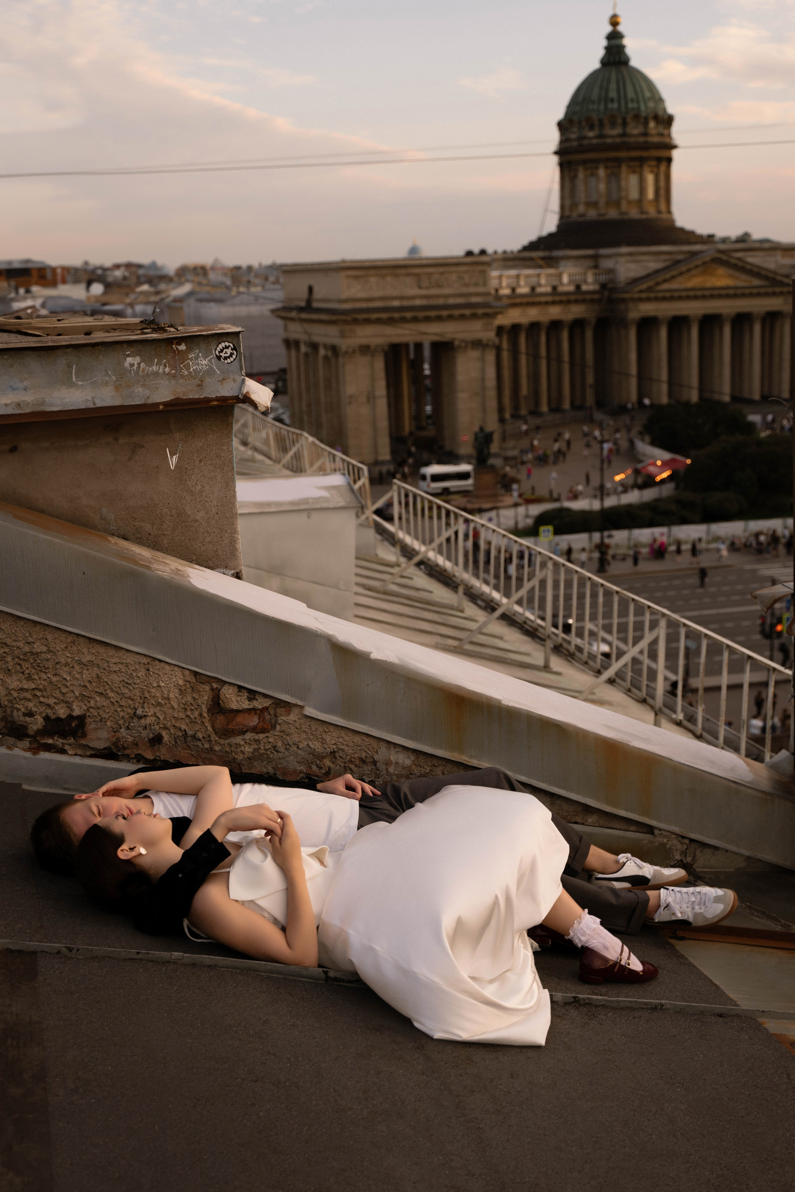 Романтика Питерских крыш. Свадебный фотограф в Краснодаре и Санкт-Петербурге Евгения Алексеева