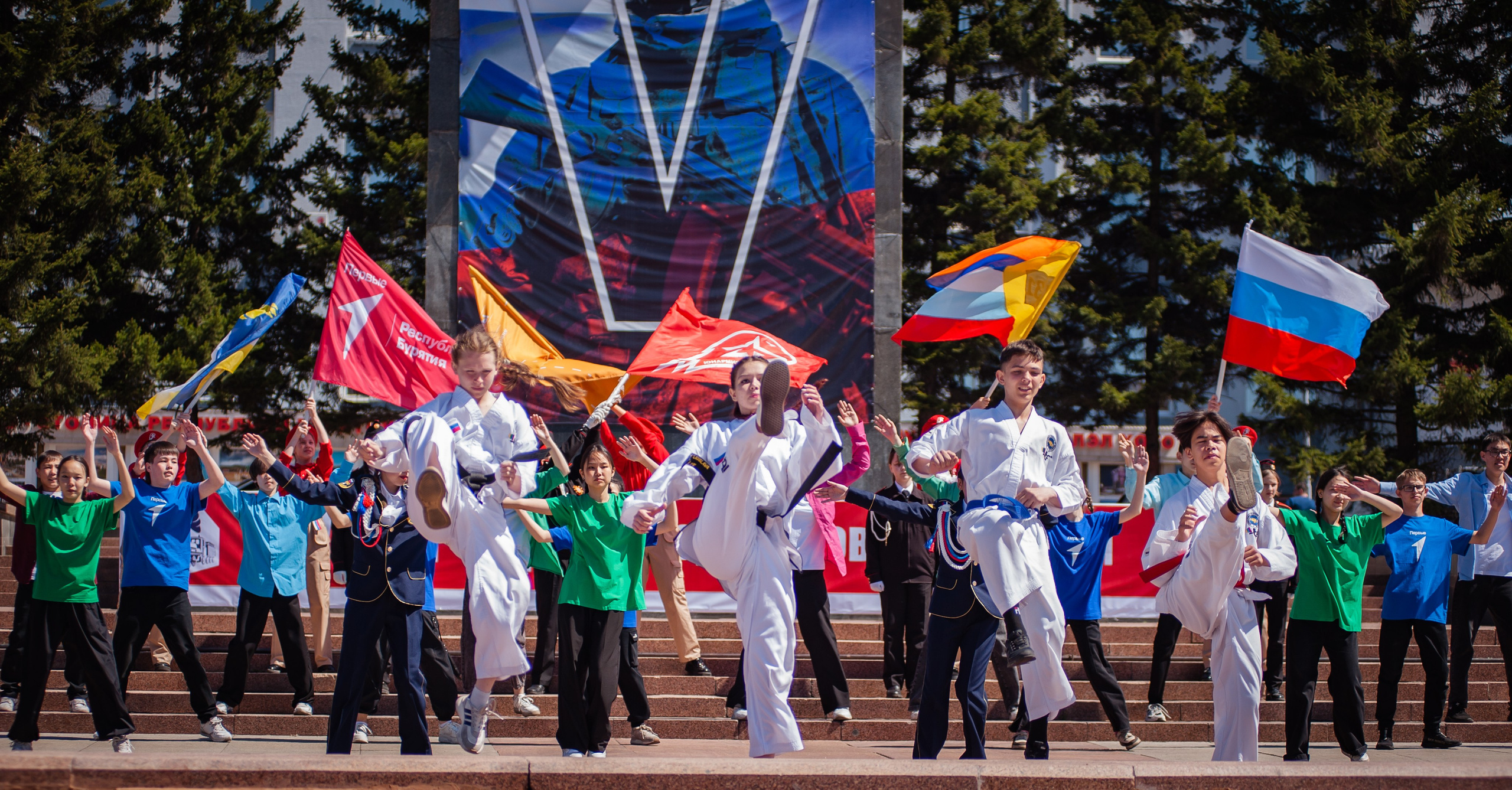 8 Мая. Парад ЮнАрмии. Андреева Александра фотограф в г. Улан-Удэ