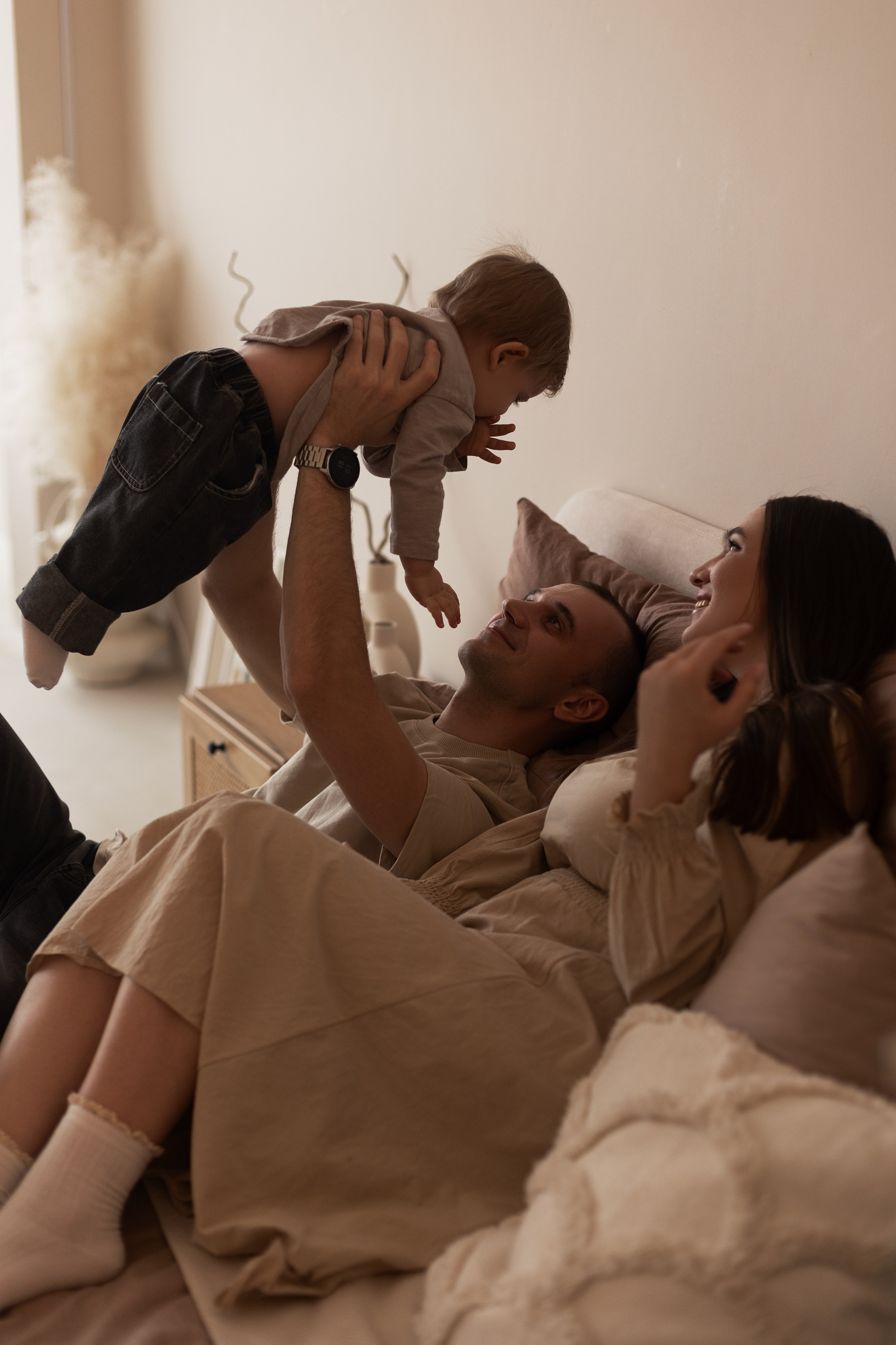 Татьяна, Иван и Савелий. Фотограф Алина Кучумова