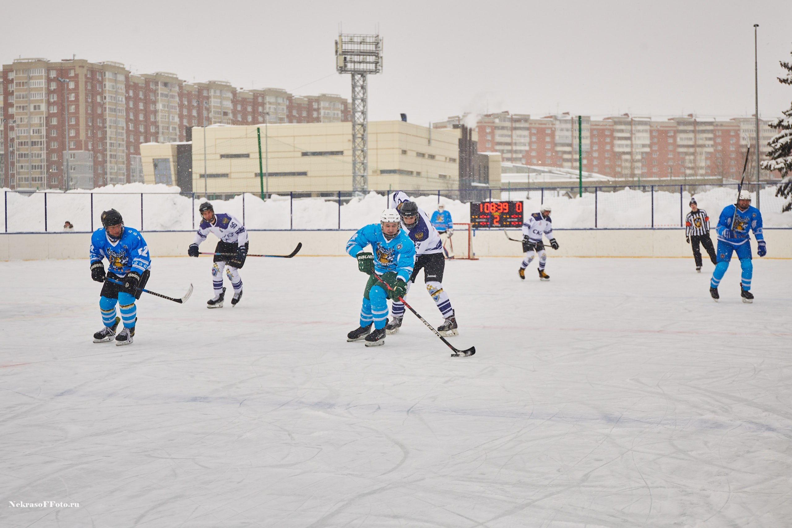 Турнир по хоккею «Русская классика» в рамках Офицерской хоккейной лиги. Спортивный фотограф Некрасов Денис