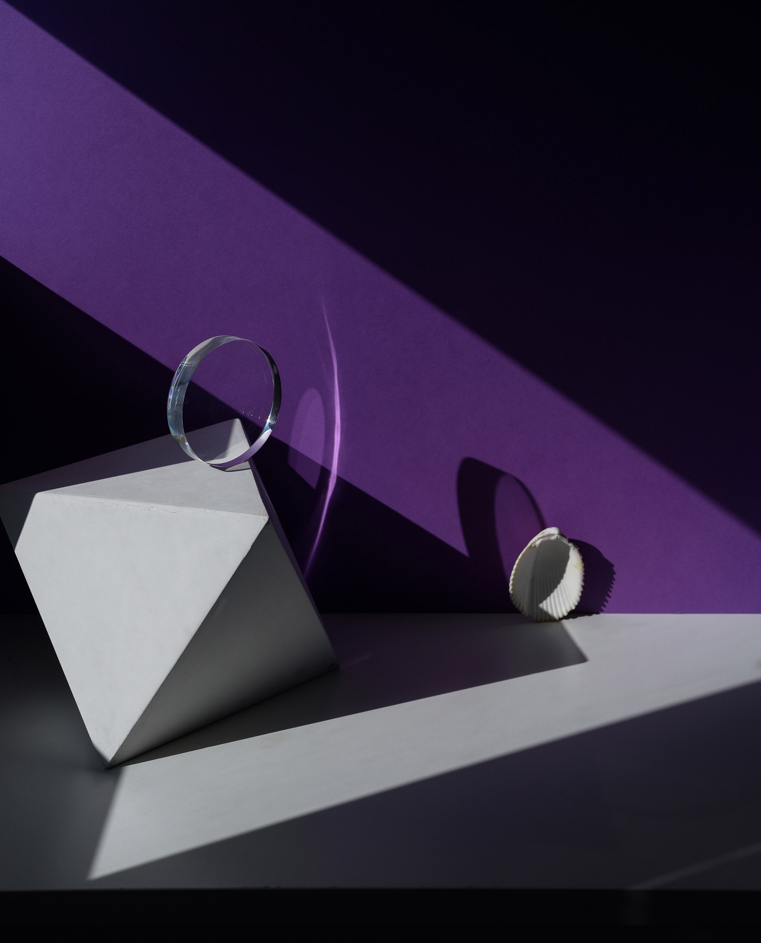 стекло, блик, рефлекс, линия, ракушка