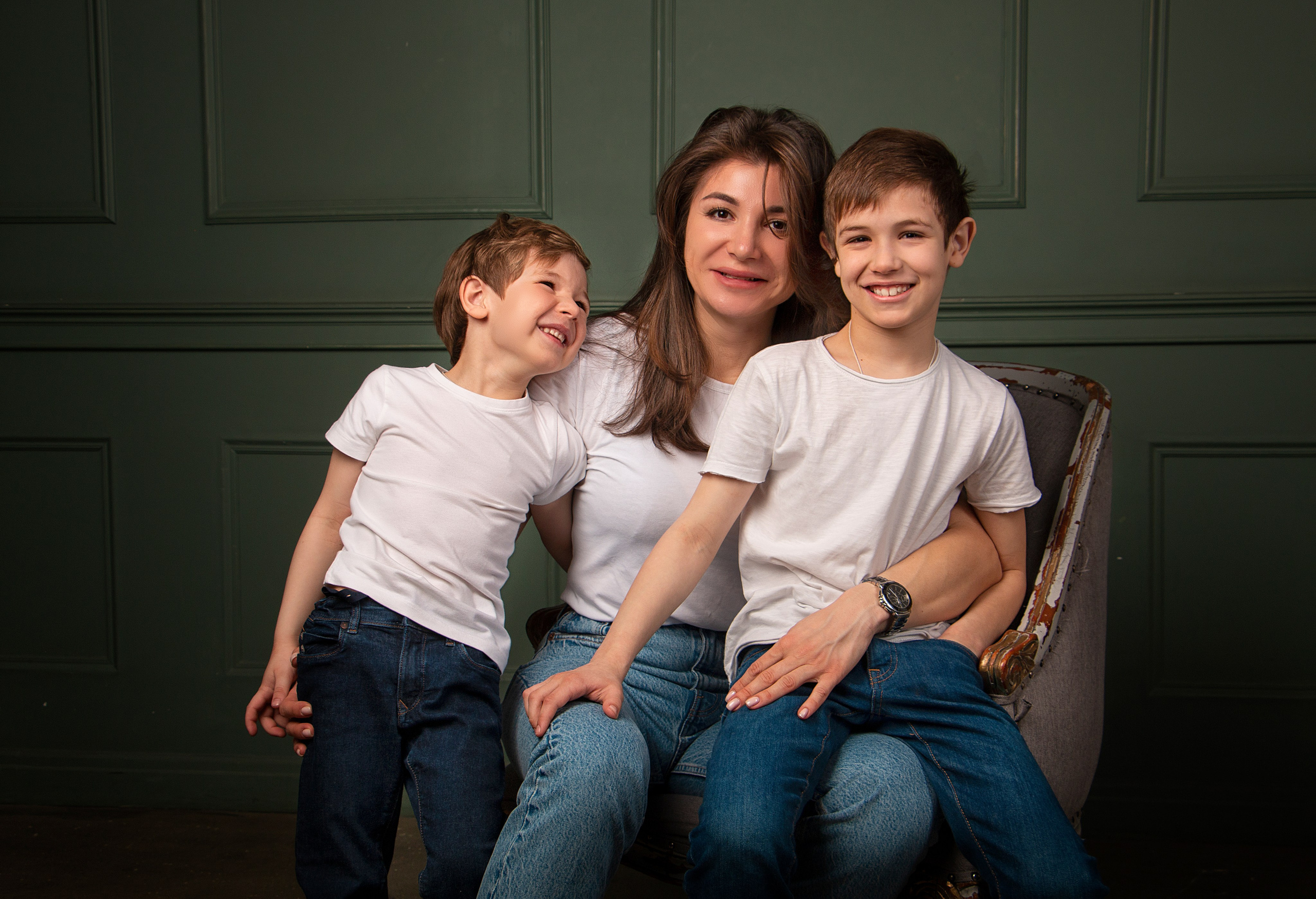 Съёмка в студии. Семейный и детский фотограф. М ария Гранкина