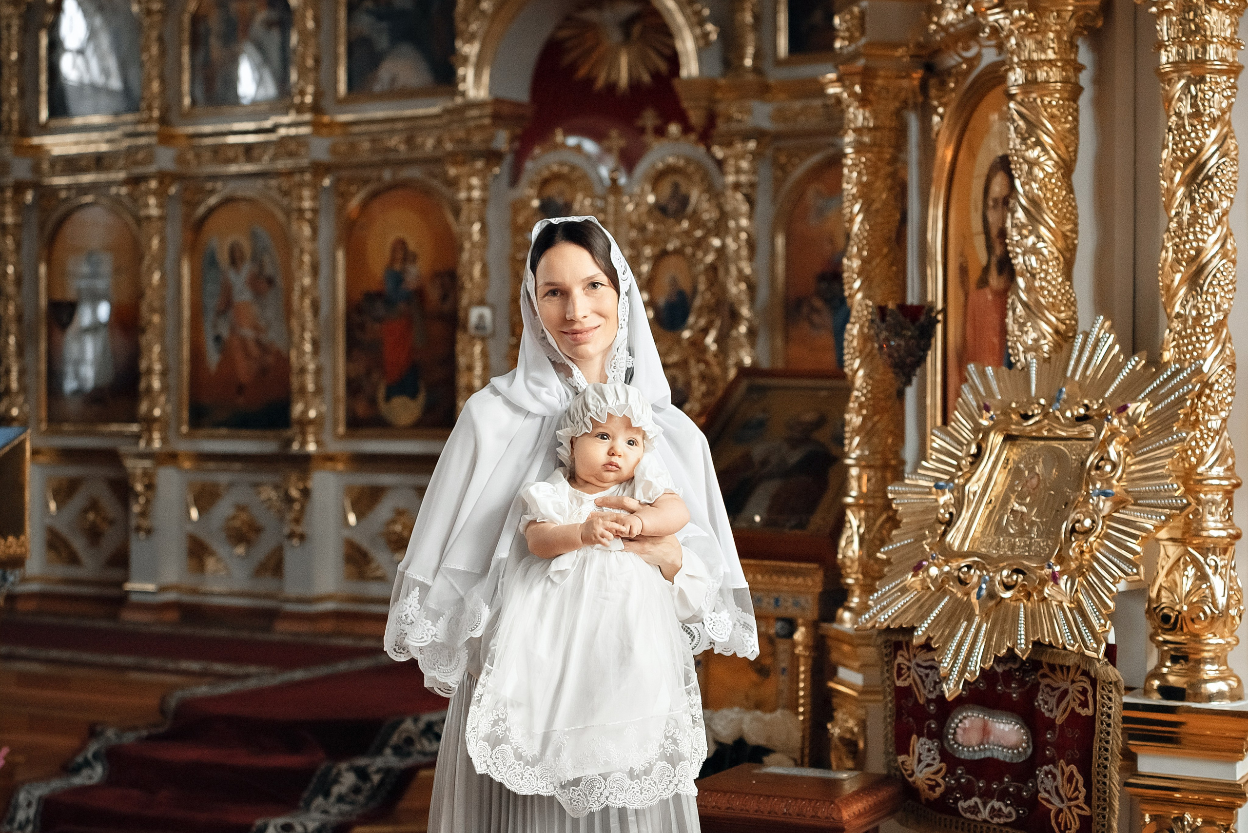 Крещение в храме Иоанна Богослова. Церковный фотограф на Таинство Крещения и Венчания в Оренбурге и Оренбургской области Екатерина Белкина