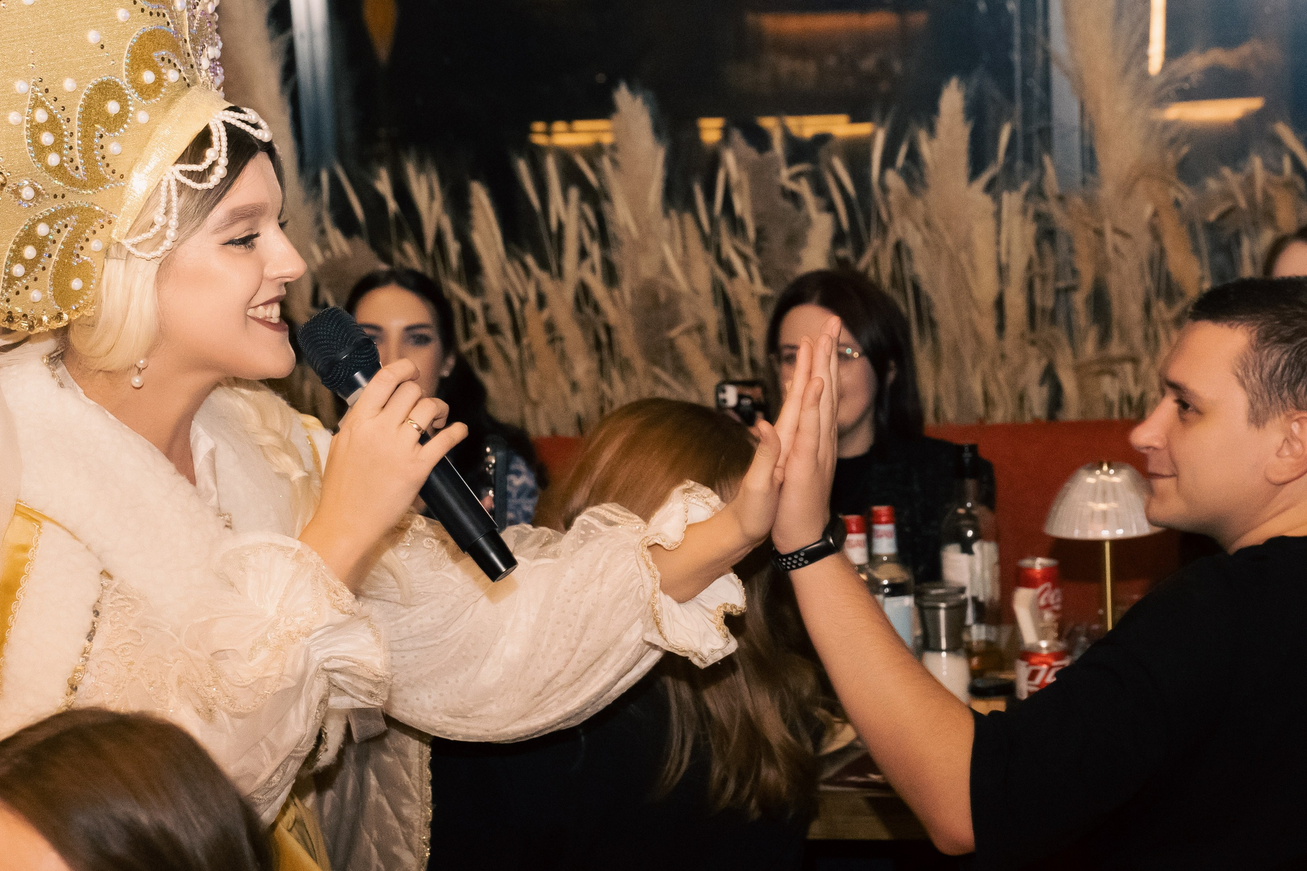 Новогодний корпоратив Альфа-Банк, ресторан Журавли