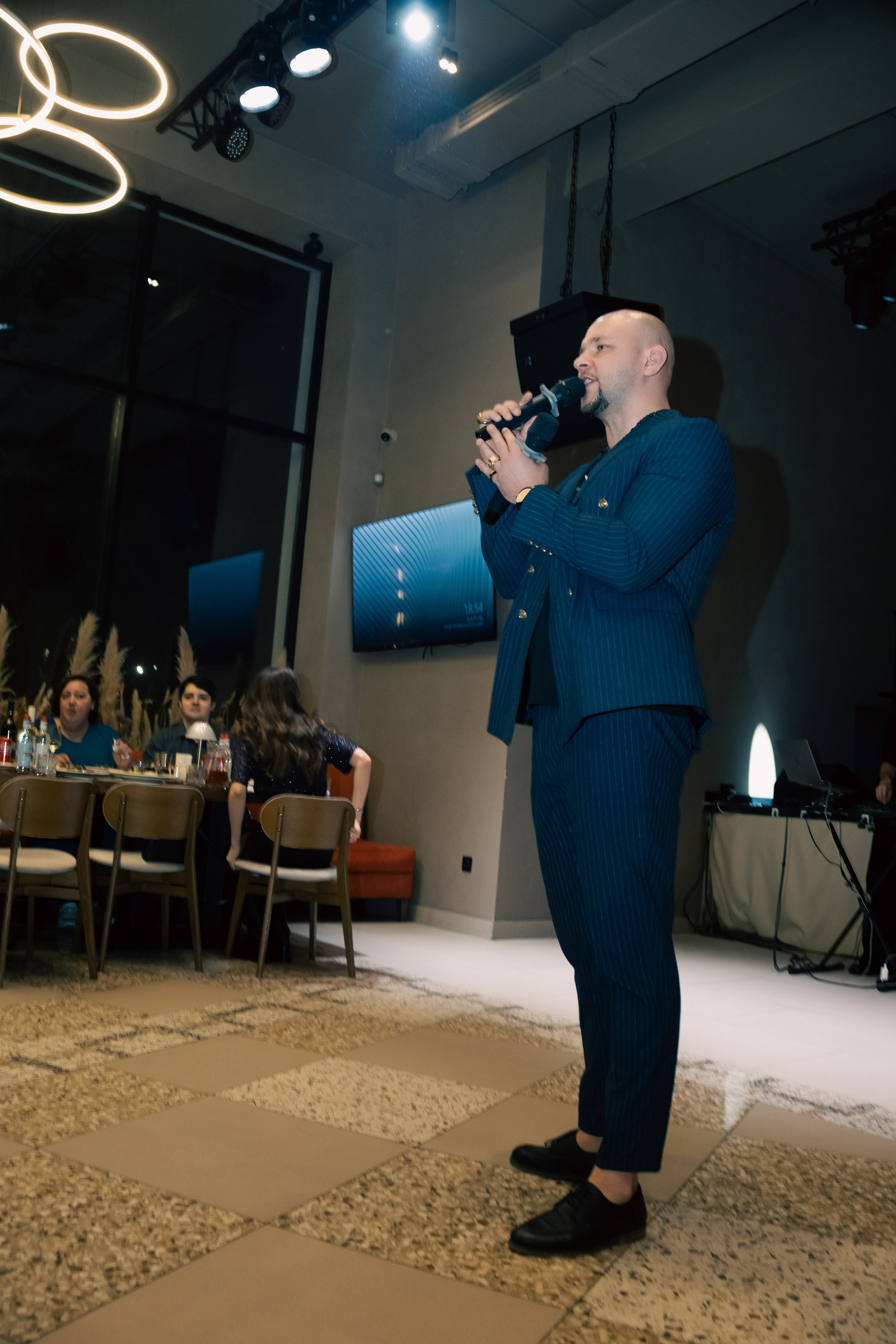 Новогодний корпоратив Альфа-Банк, ресторан Журавли