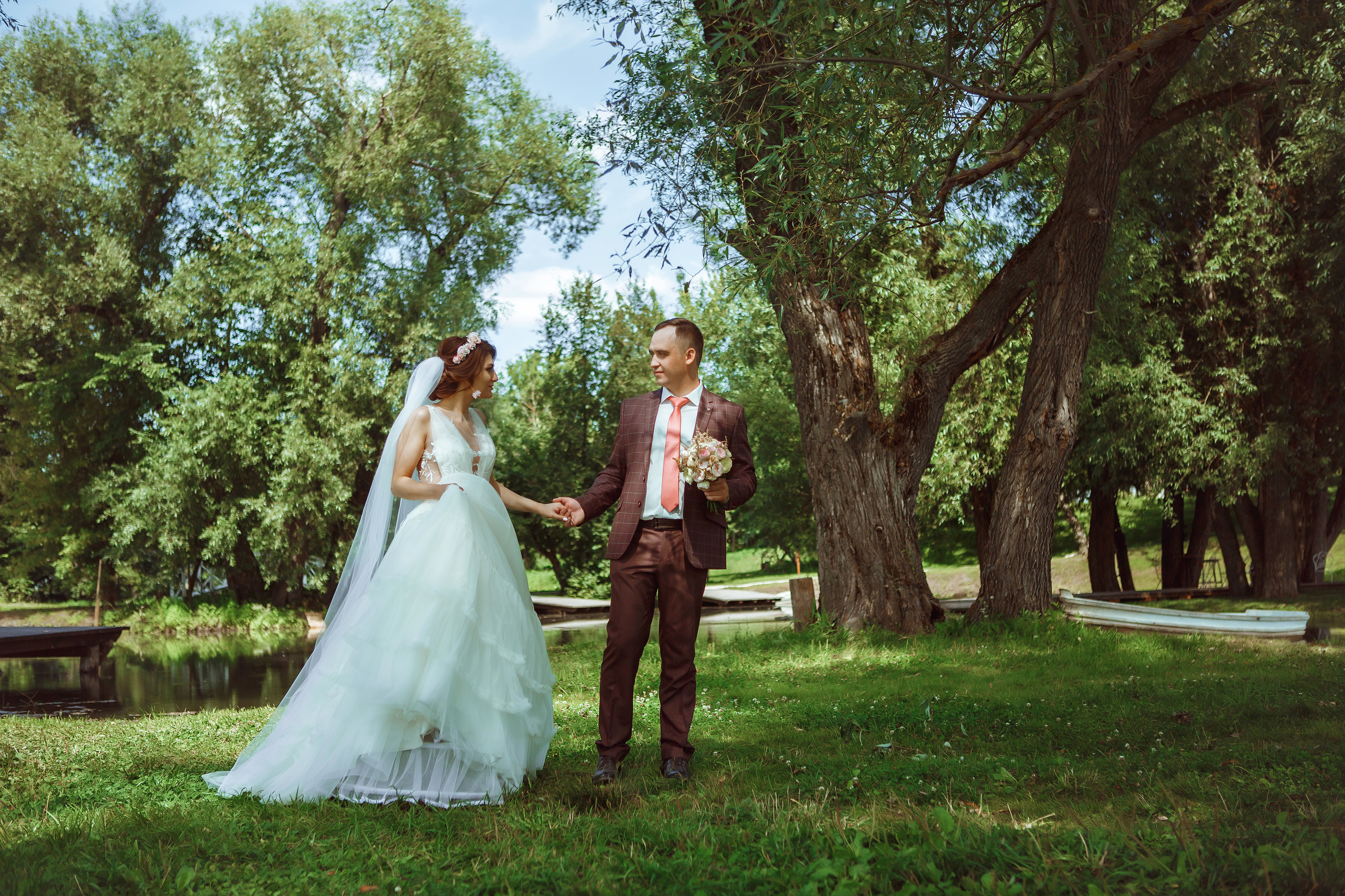 Свадебная фотосессия с салютом в Липецке. Свадебный и портретный Фотограф в Липецке Дмитрий Котюков
