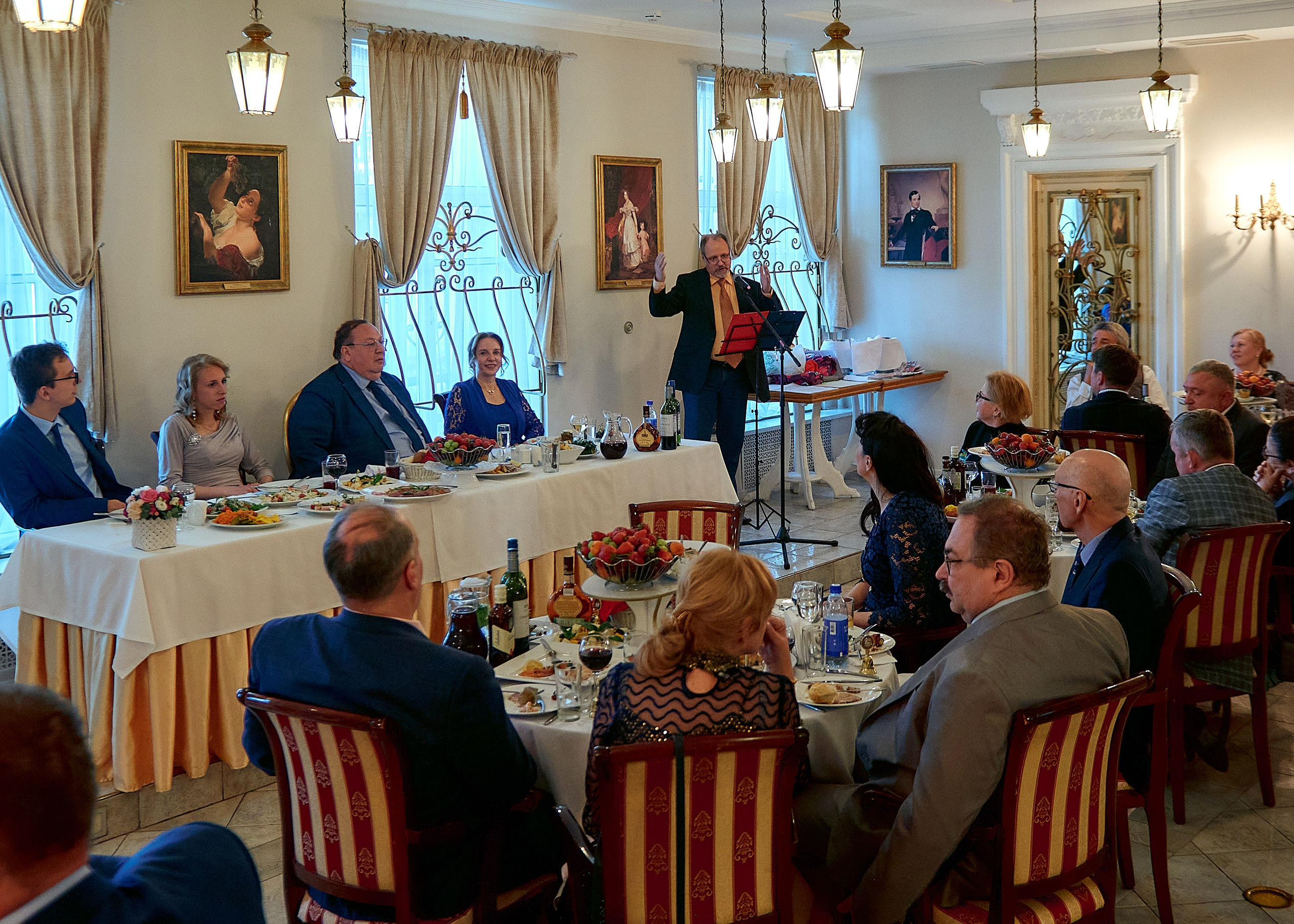 Юбилей Алексея в «Особняке Брюллова». Свадебный фотограф в Санкт-Петербурге Славин Денис