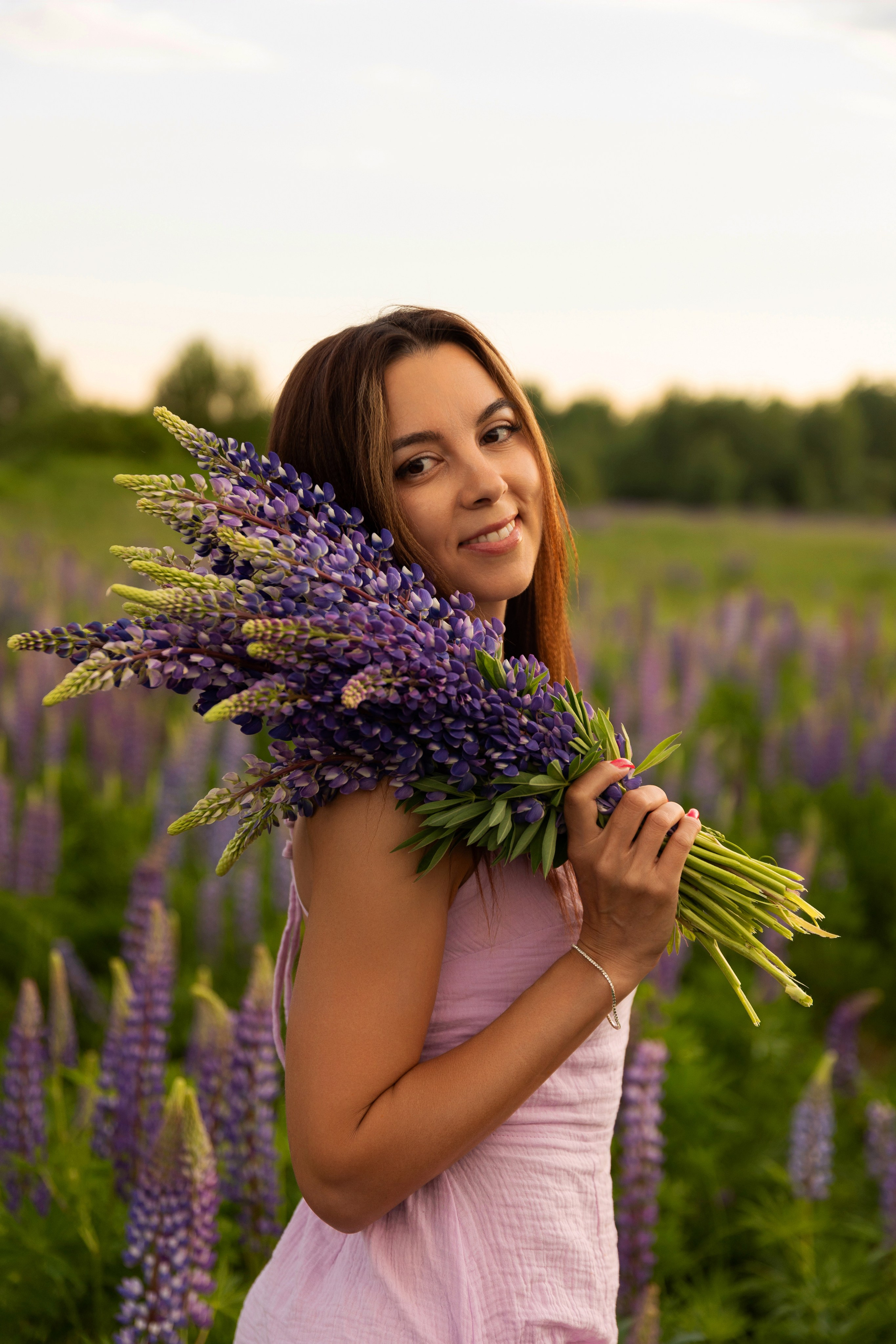 Фотосессия с люпинами. Семейный и свадебный фотограф в Санкт-Петербурге Татьяна Швыкова
