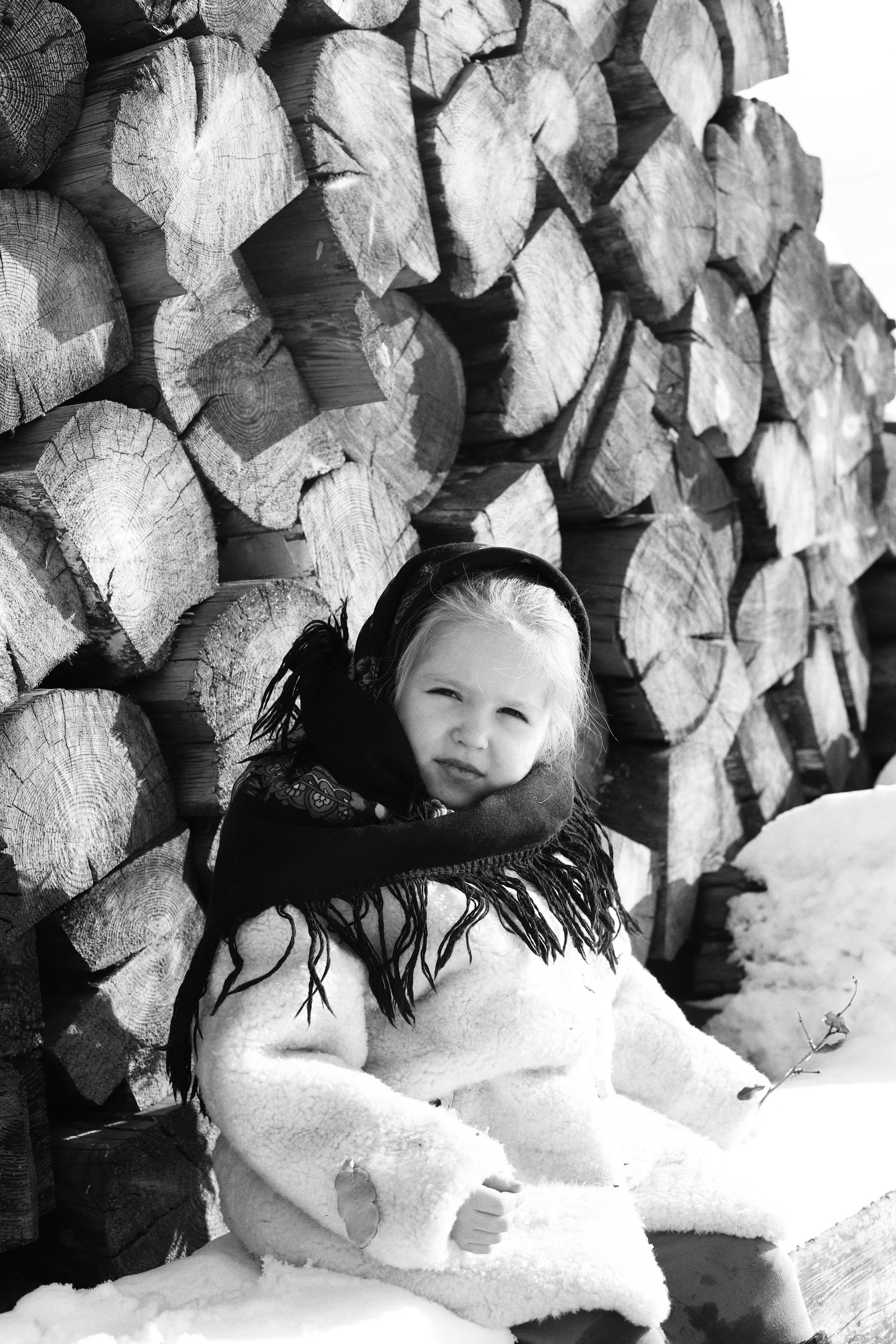 Зимнее ретро. Семейный и детский фотограф в Красноярске Анна Шори