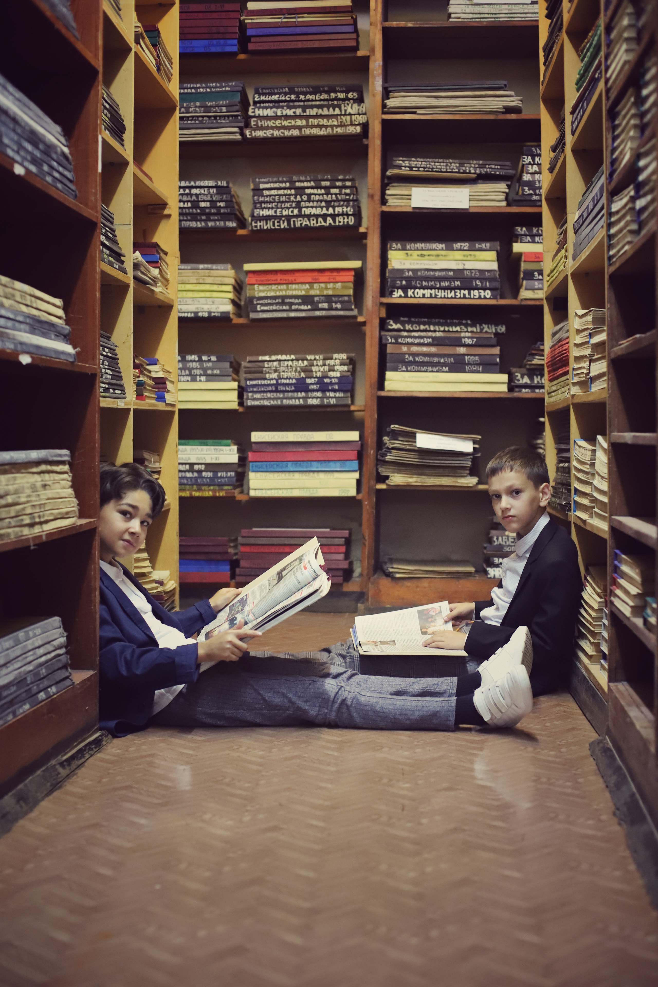 Библиотека. Семейный и детский фотограф в Красноярске Анна Шори