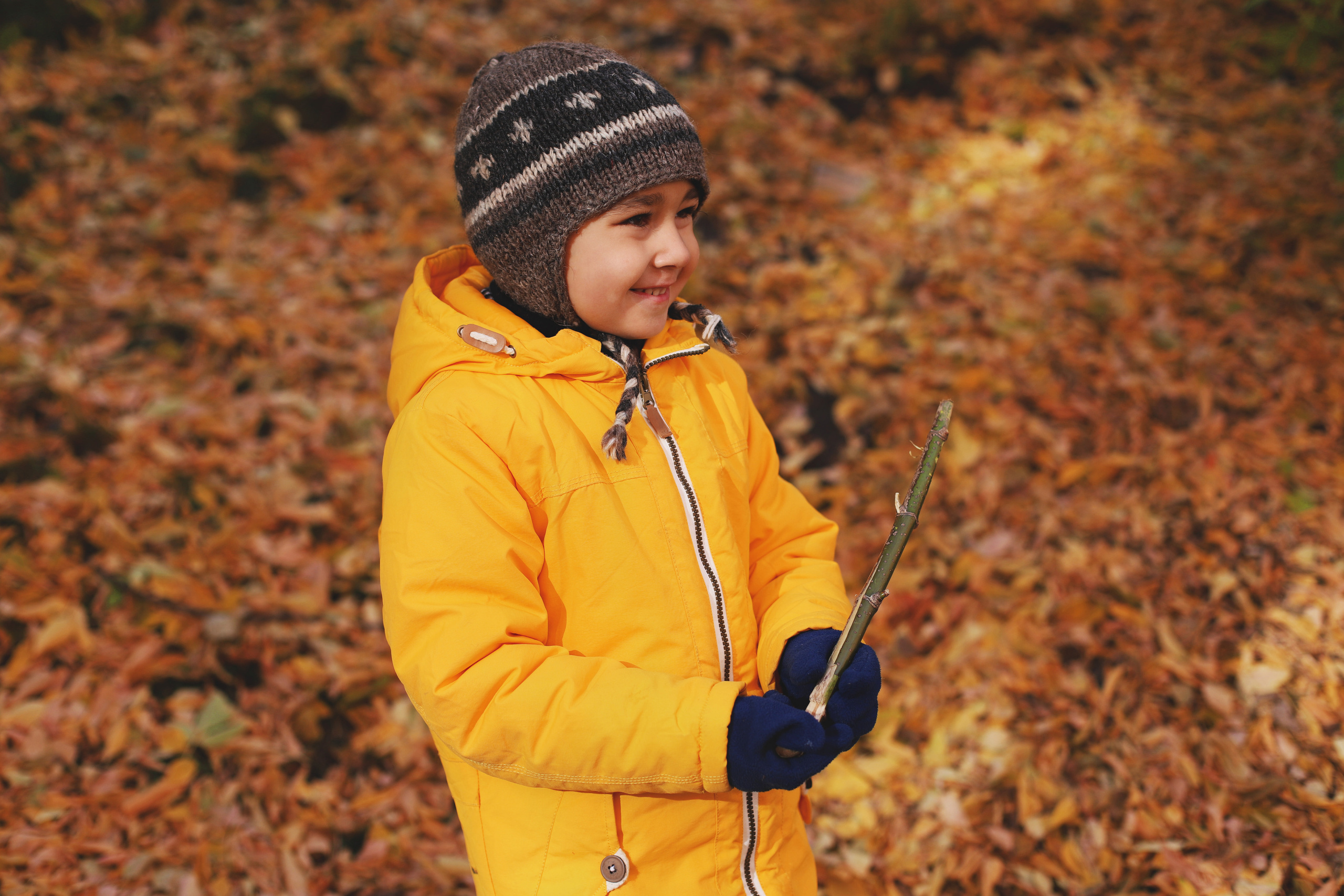 Желтая осень. Семейный и детский фотограф в Красноярске Анна Шори