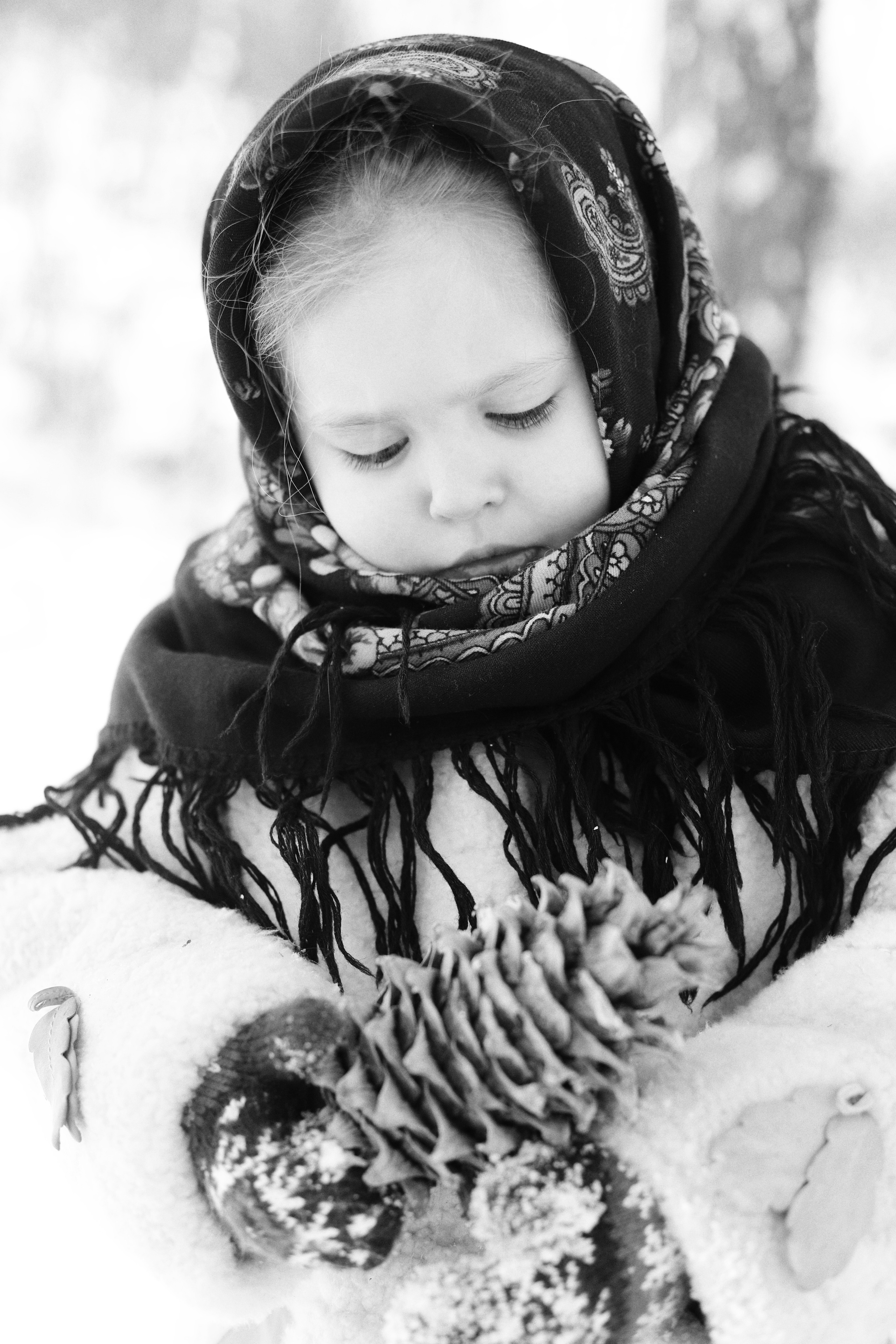 Зимнее ретро. Семейный и детский фотограф в Красноярске Анна Шори