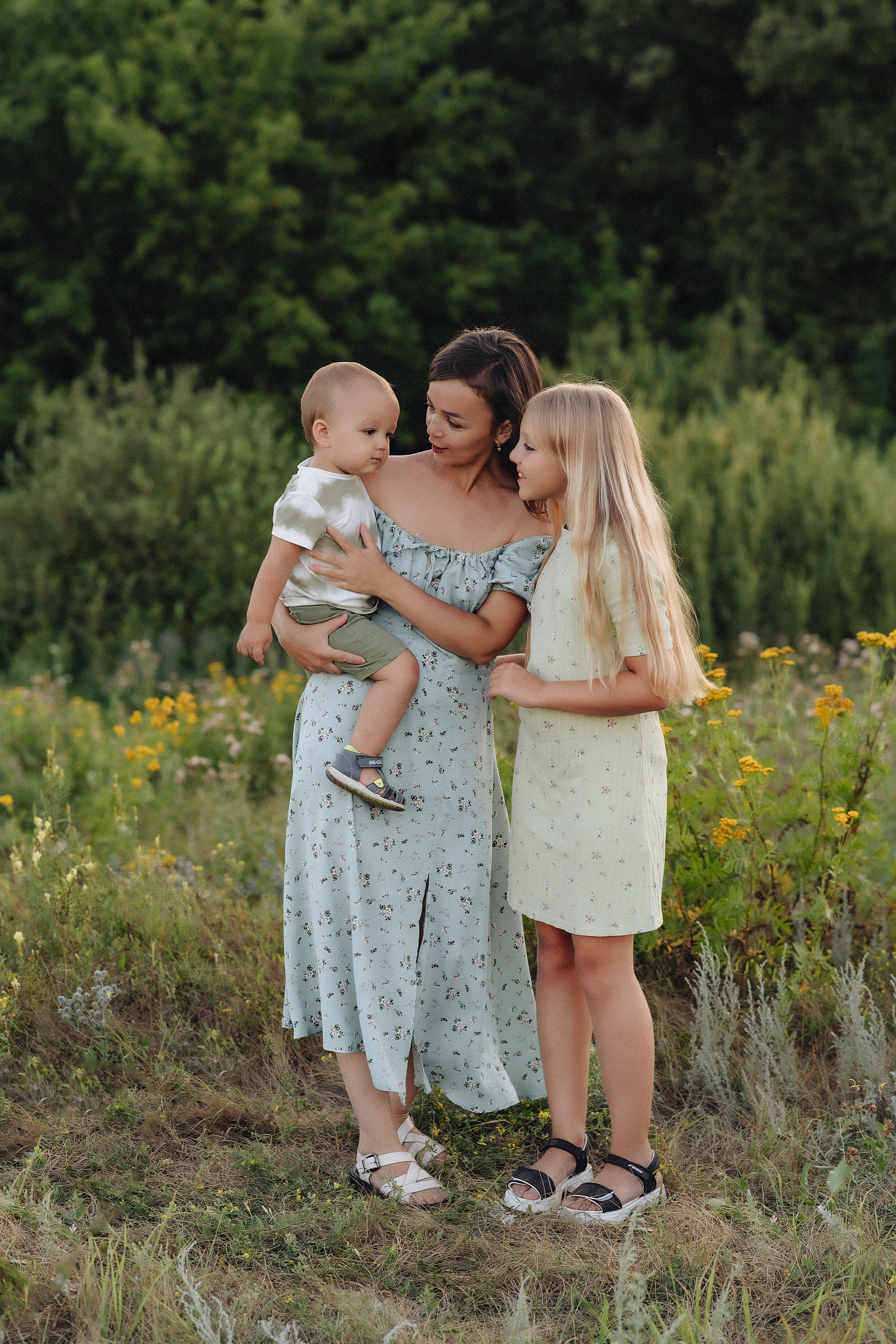 Семейная съемка на закате. Фотограф Карина Шмулёва. Воронеж и область