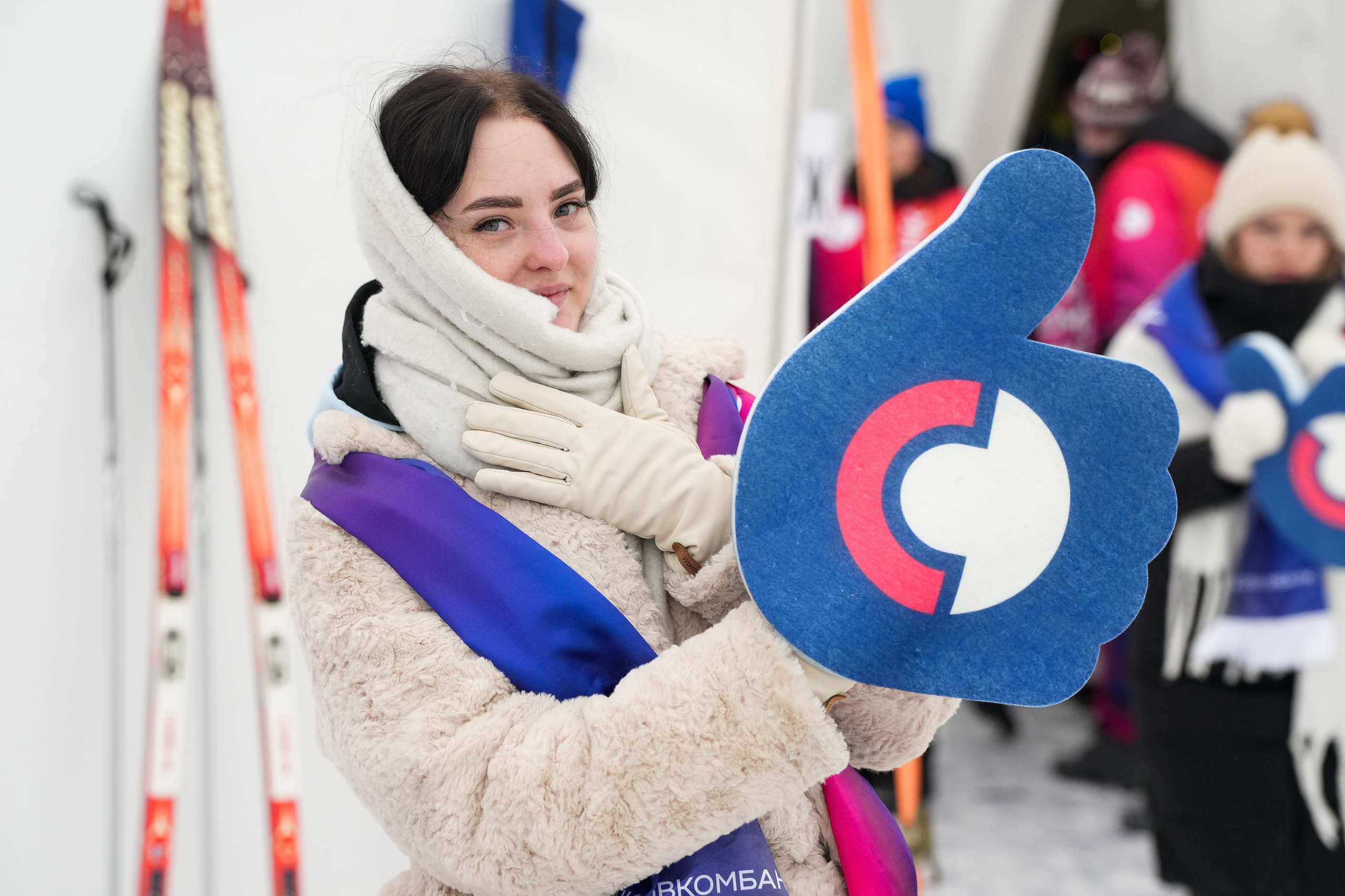 Галичское заозерье лыжный марафон Совкомбанк. Репортажный фотограф Сергей Сажин г. Ярославль