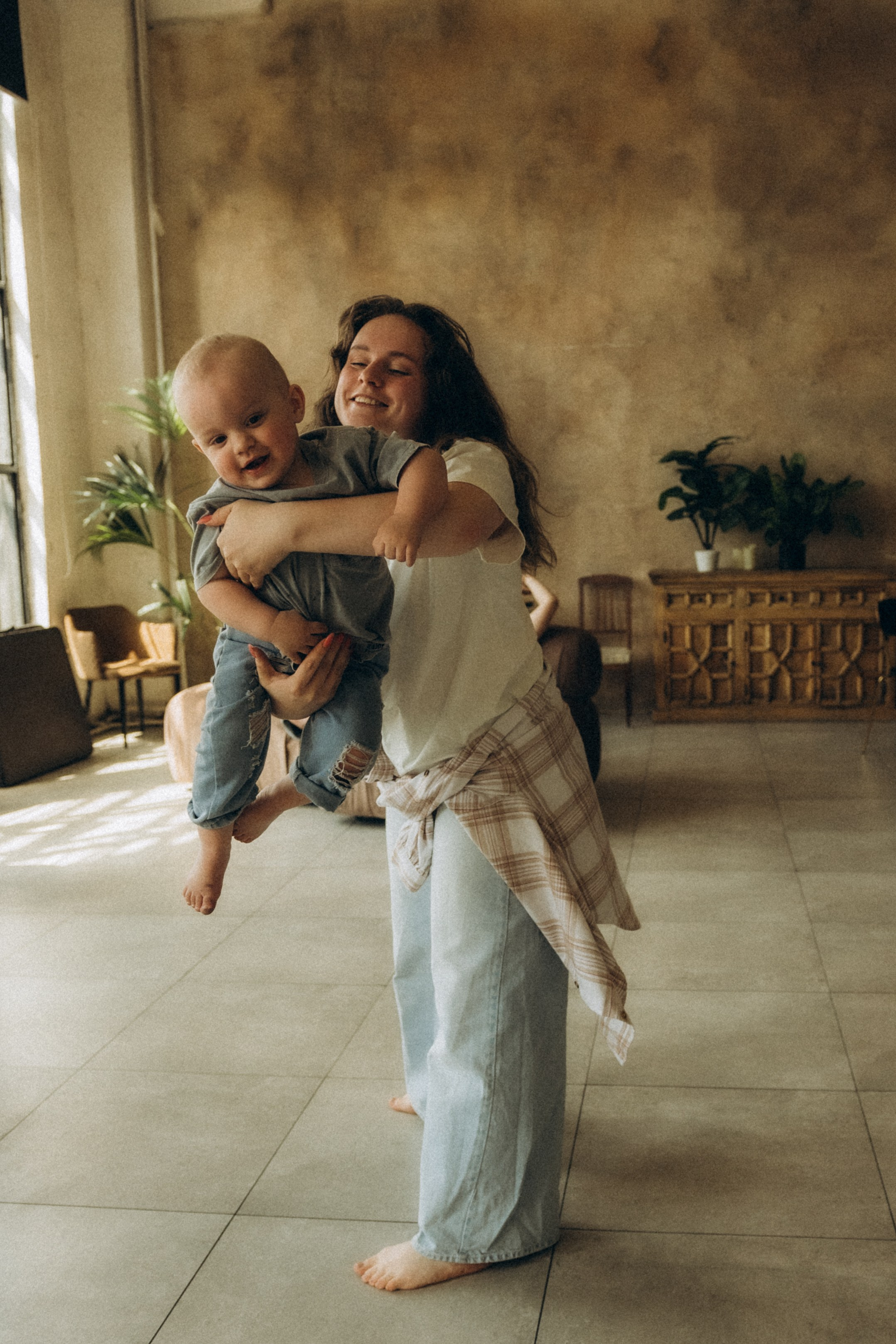 Ильнара и сыновья. Гаврилова Настя семейный фотограф lifestyle в Москве