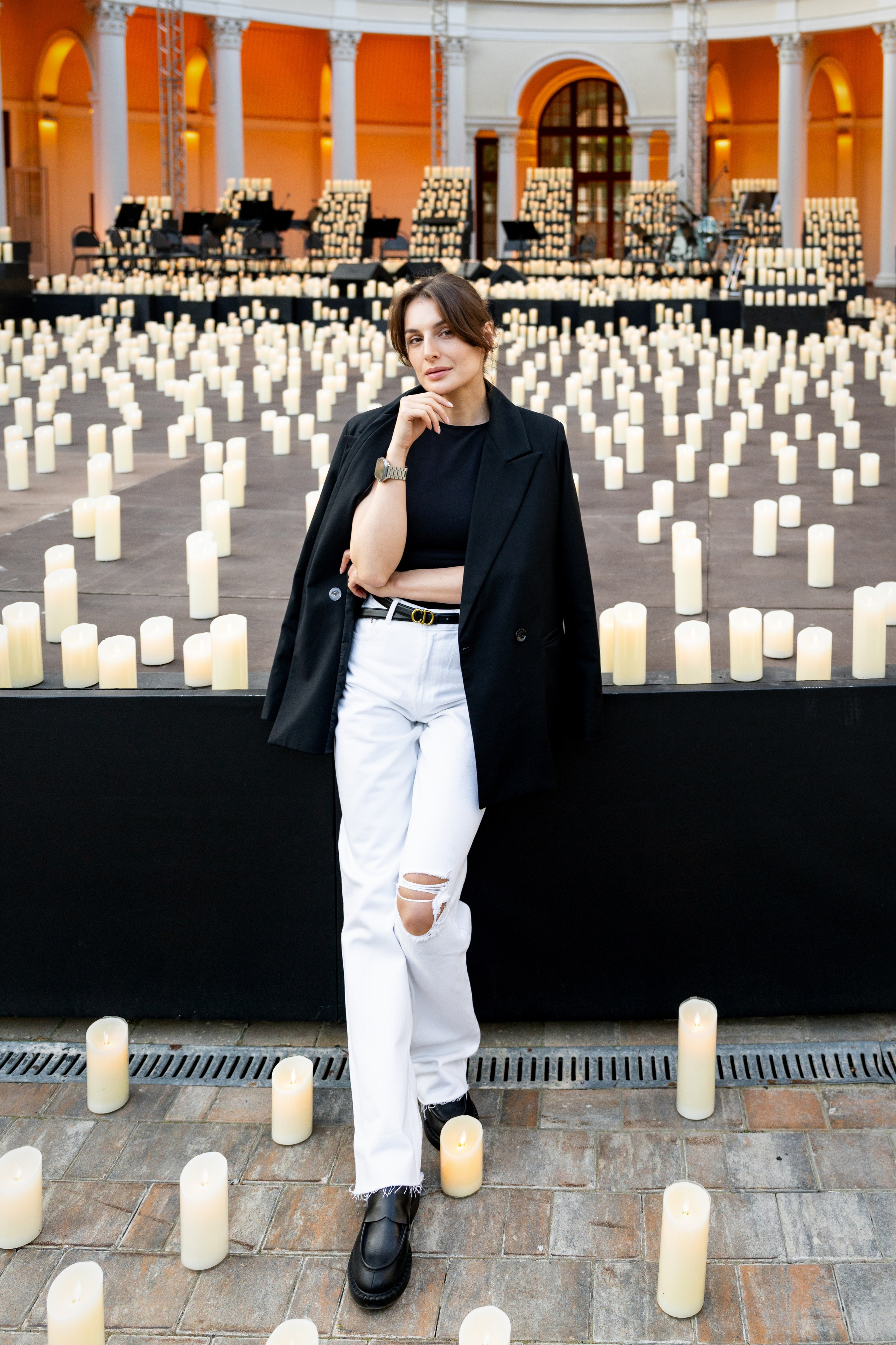 Симфонический оркестр Lumisfera при свечах. Фотограф Никита Комаров