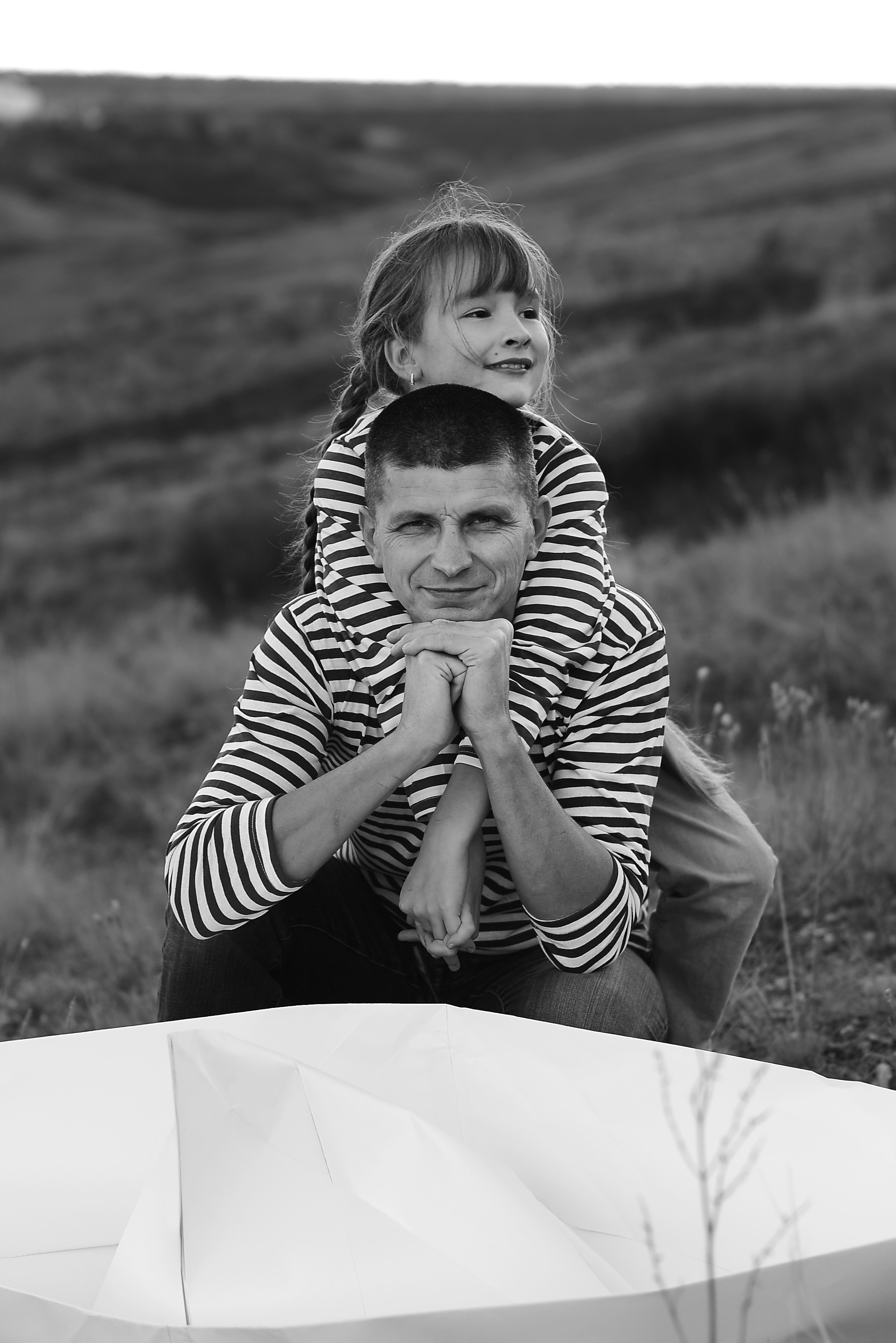 Съёмка папы и дочки в Луганске