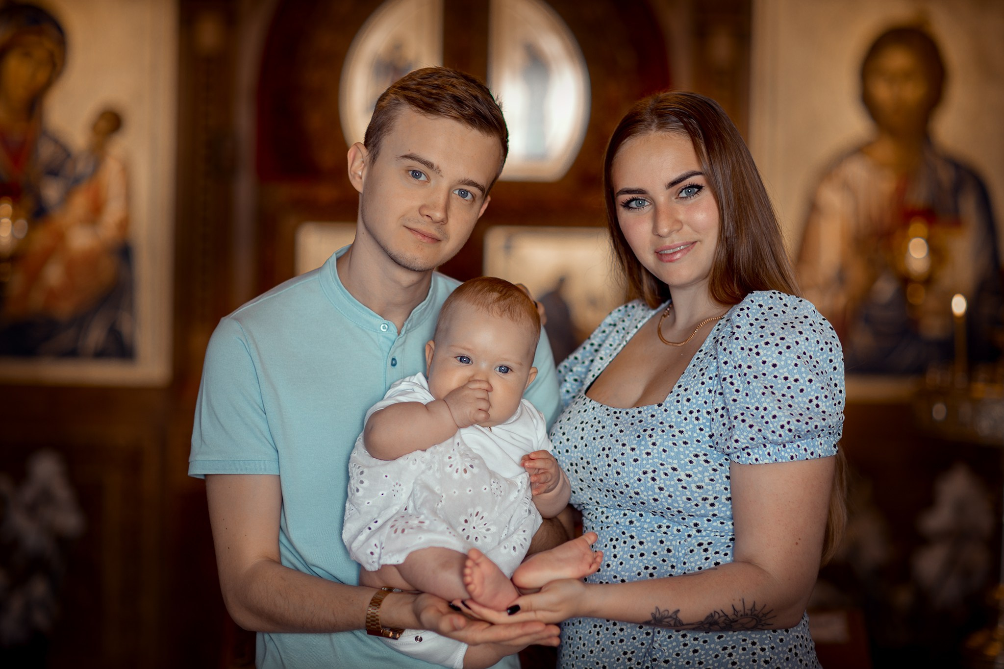 Крещение Василисы. Детский семейный фотограф в Севастополе Крыму