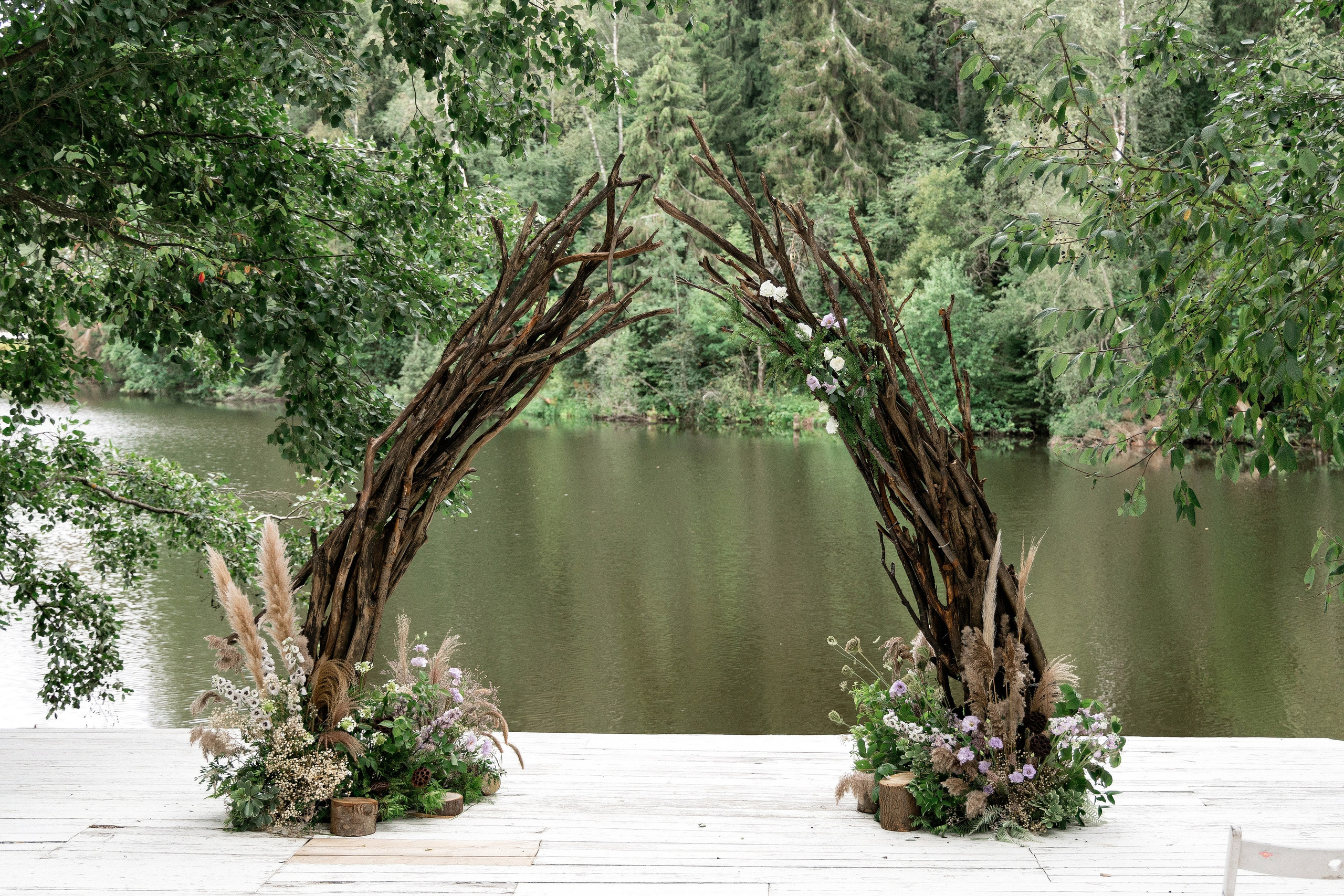 Свадебная церемония у воды. Свадебный фотограф и видеограф в Москве, Виктор Архилюк