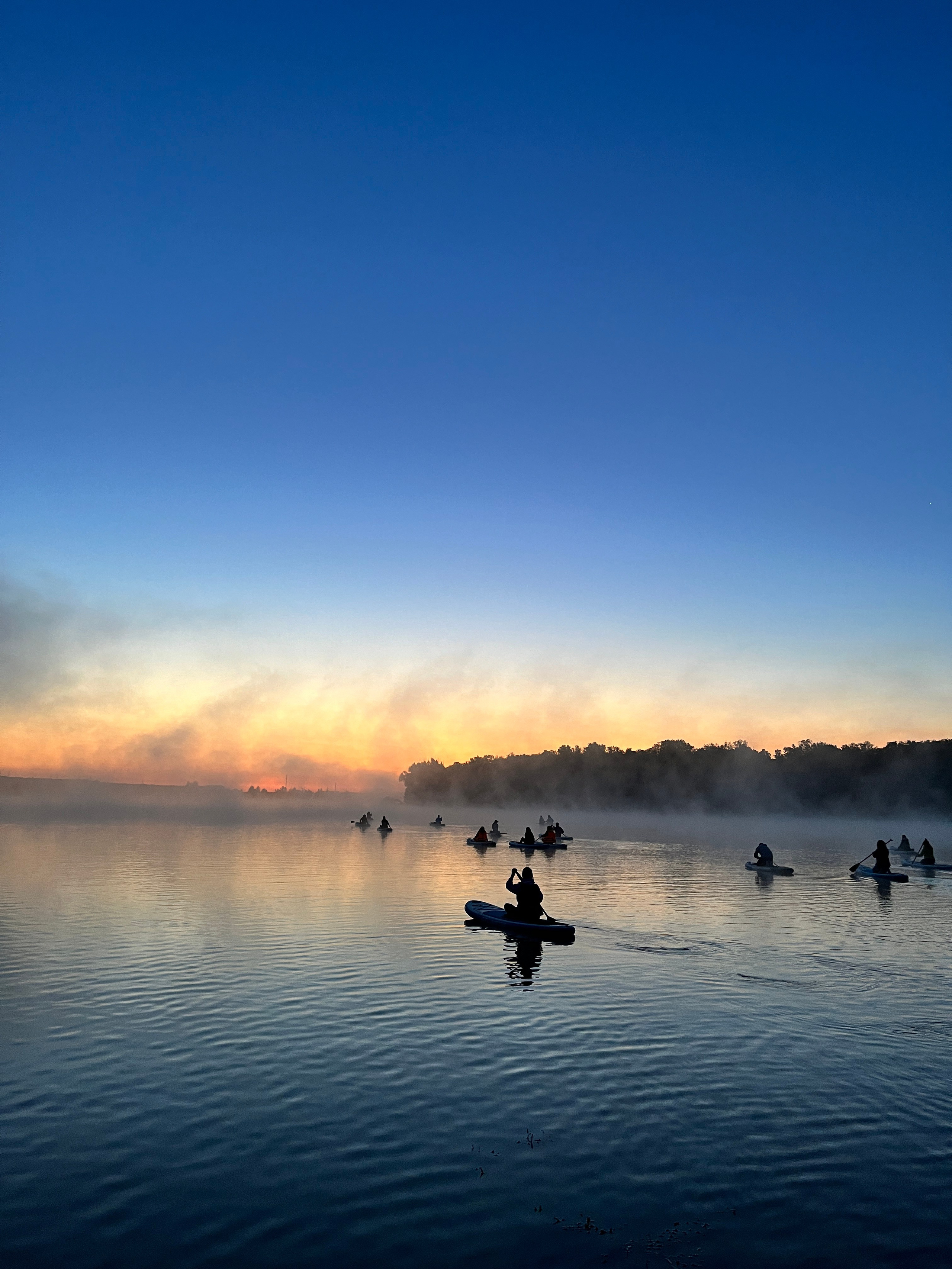 Рассветы на сапбордах в Уфе