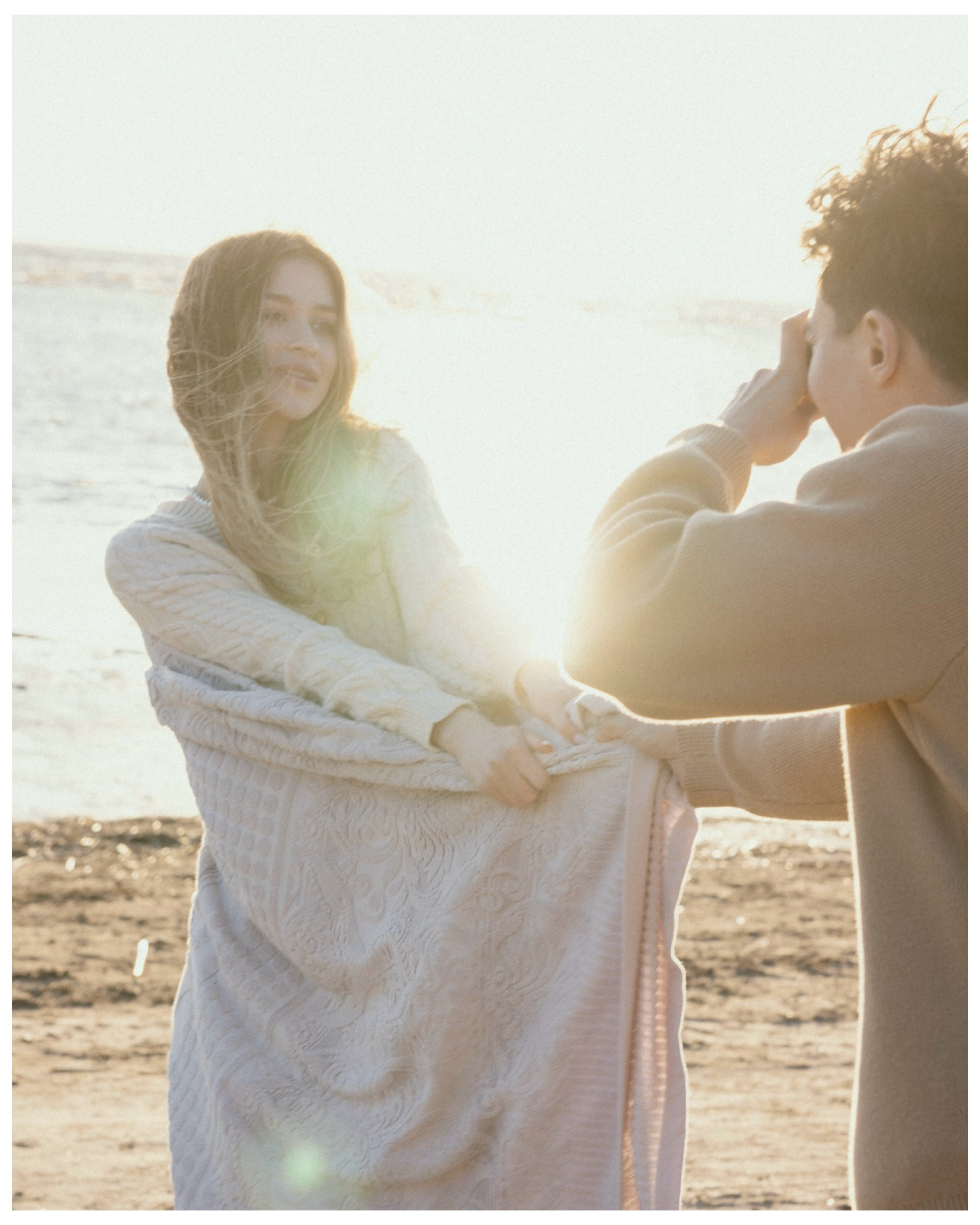 Парная фотосессия на заливе. Фотограф в Санкт-Петербурге Федосова Елизавета