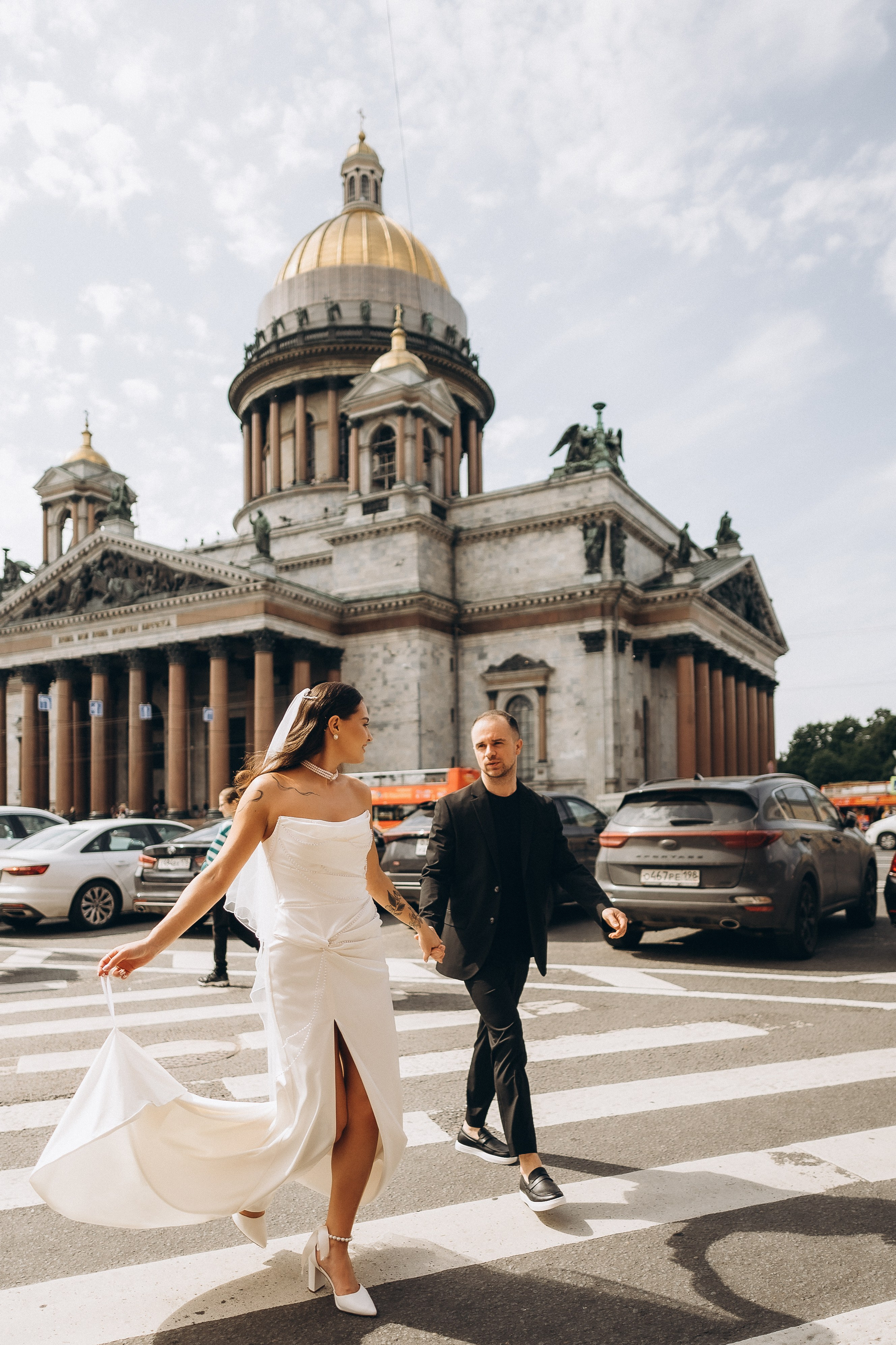 Свадебная Фотопрогулка Исаакиевский. Фотограф ПИТЕР СПБ Надежда Баранова