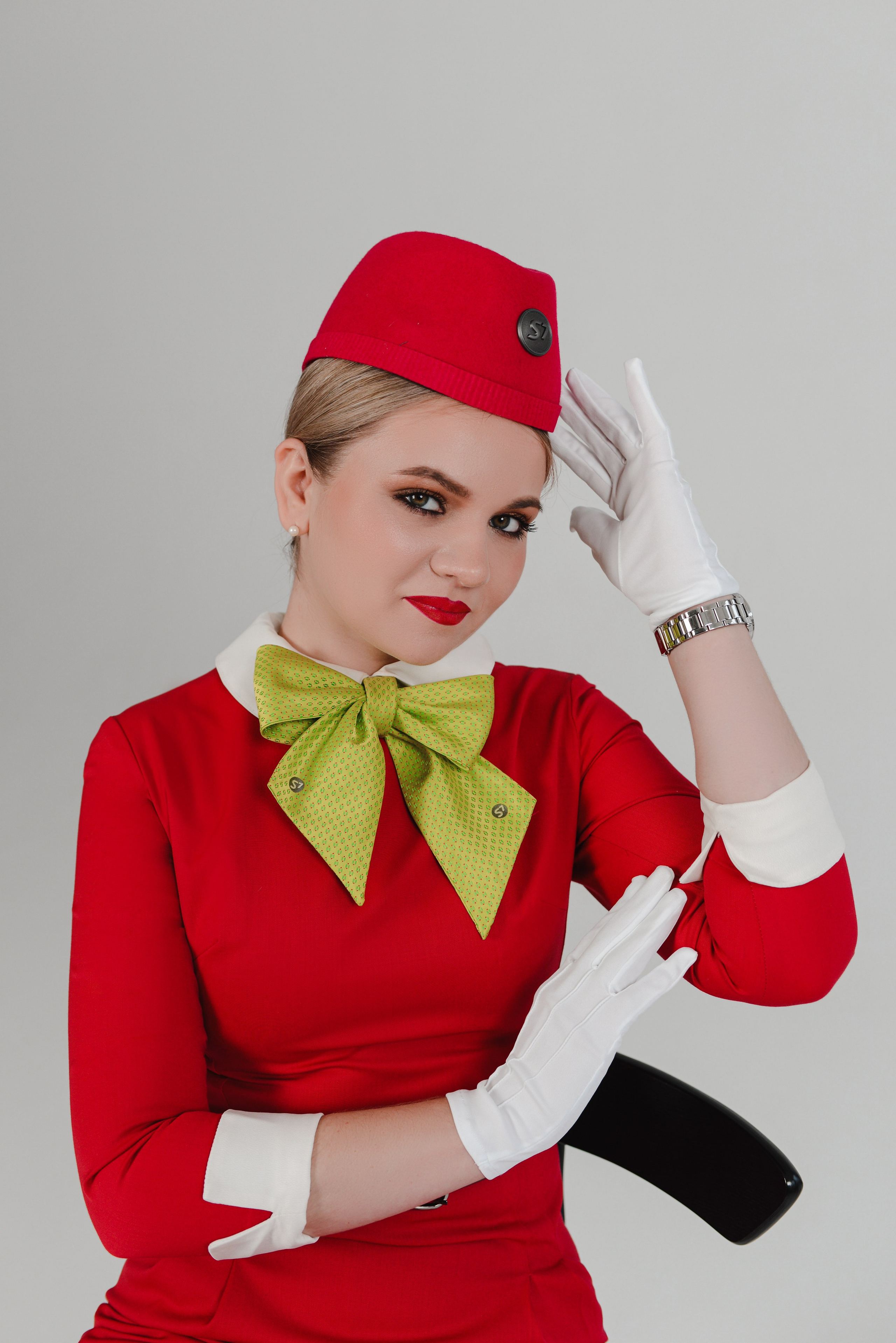 Стюардесса по имени Полина. Фотограф Ярута Оксана / Ростов-на-Дону