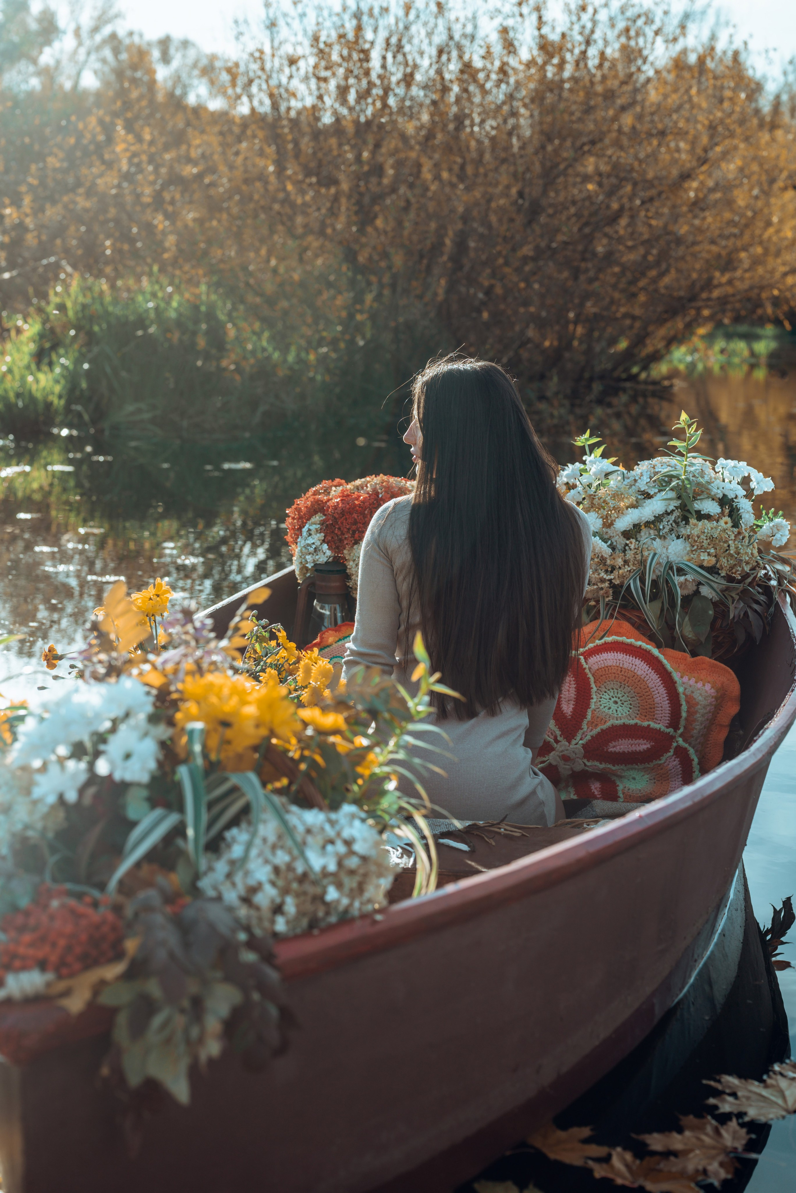Фотопроект с осенней лодкой. Фотограф в городе Салават