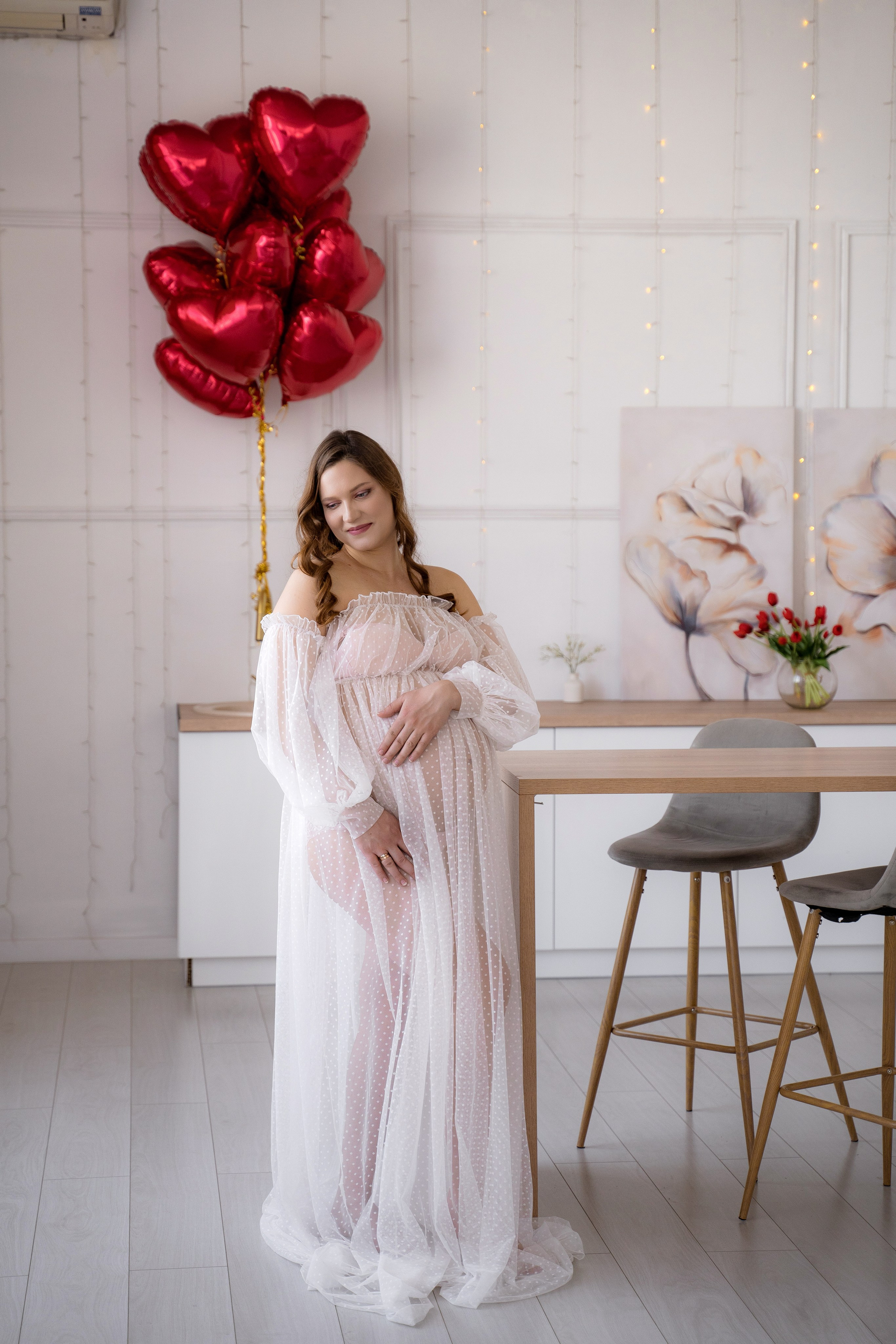 Беременность Люкс. Фотостудия Малина в городе Улан-Удэ. Фотограф Ирина Жарникова